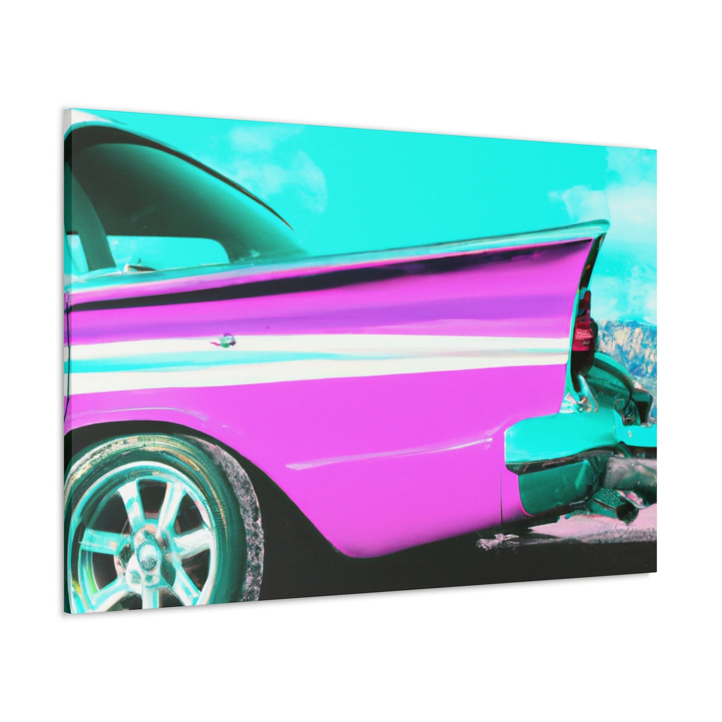 "Classic Speedway" - Automobile Canvas