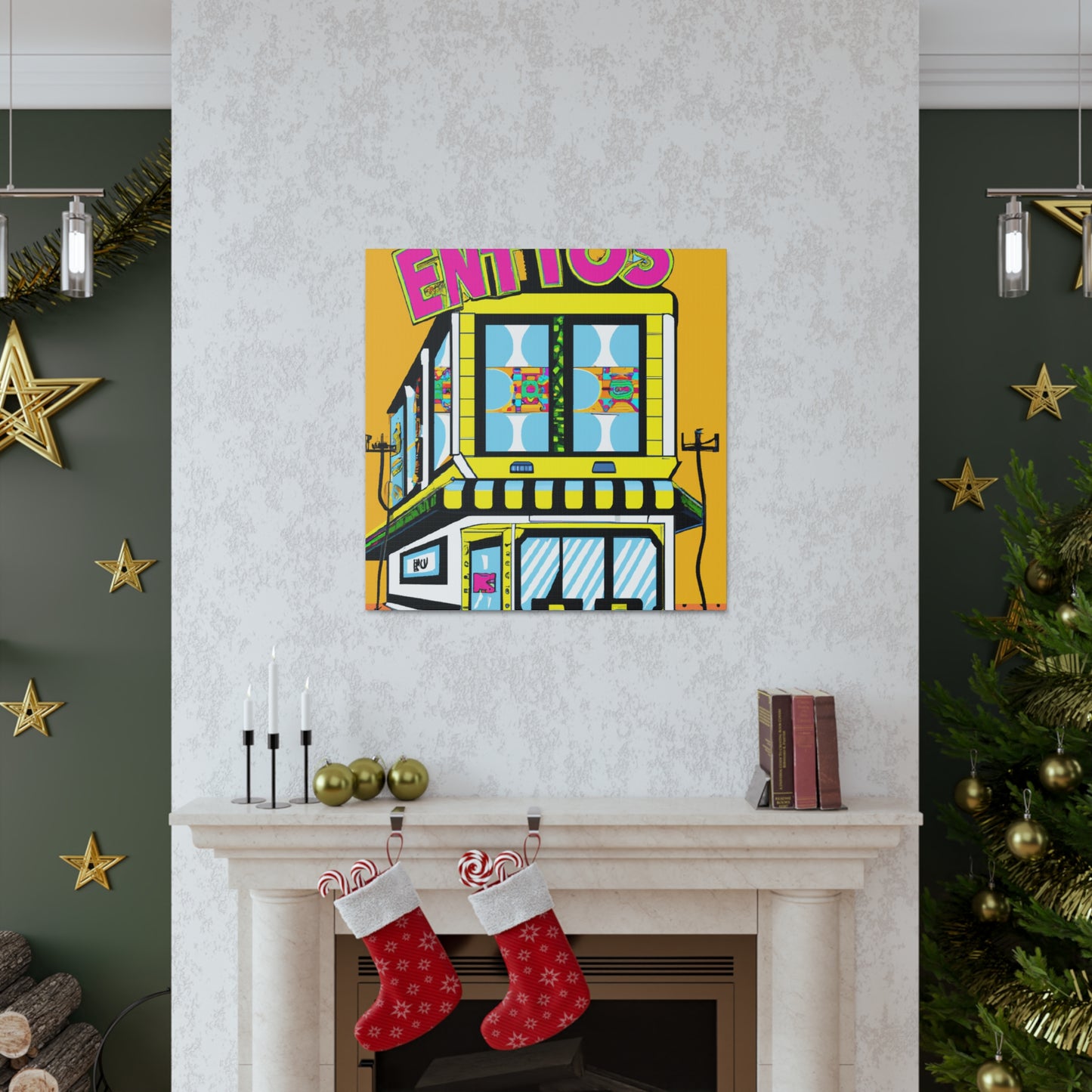 Moonshine Milkshake Parlor - Canvas - Pop Art