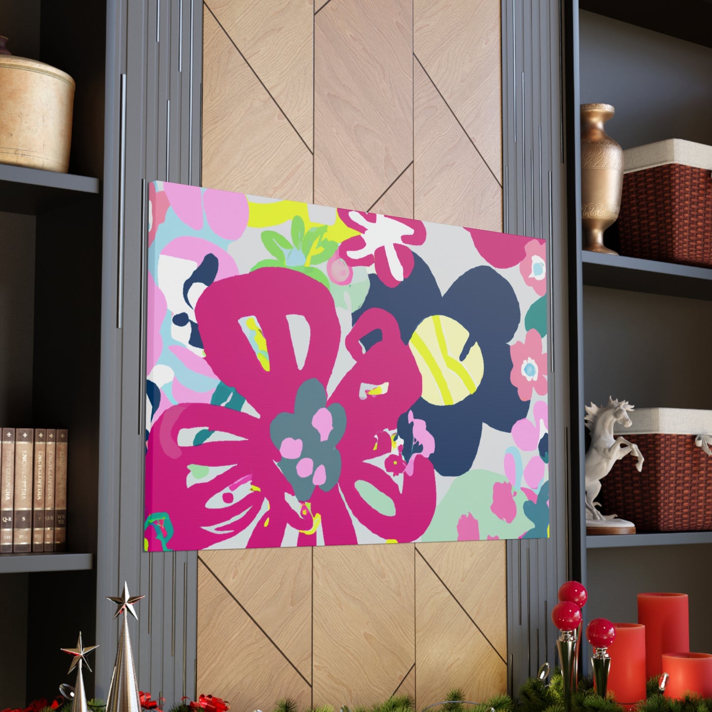 "Petals of Passage" - Floral Canvas
