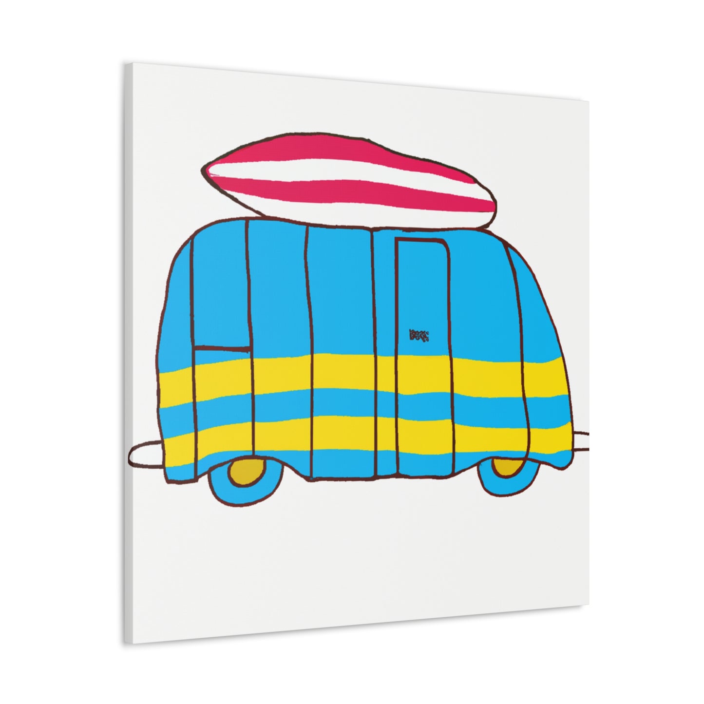 Minimal Surfmobile - Minimalism - Canvas