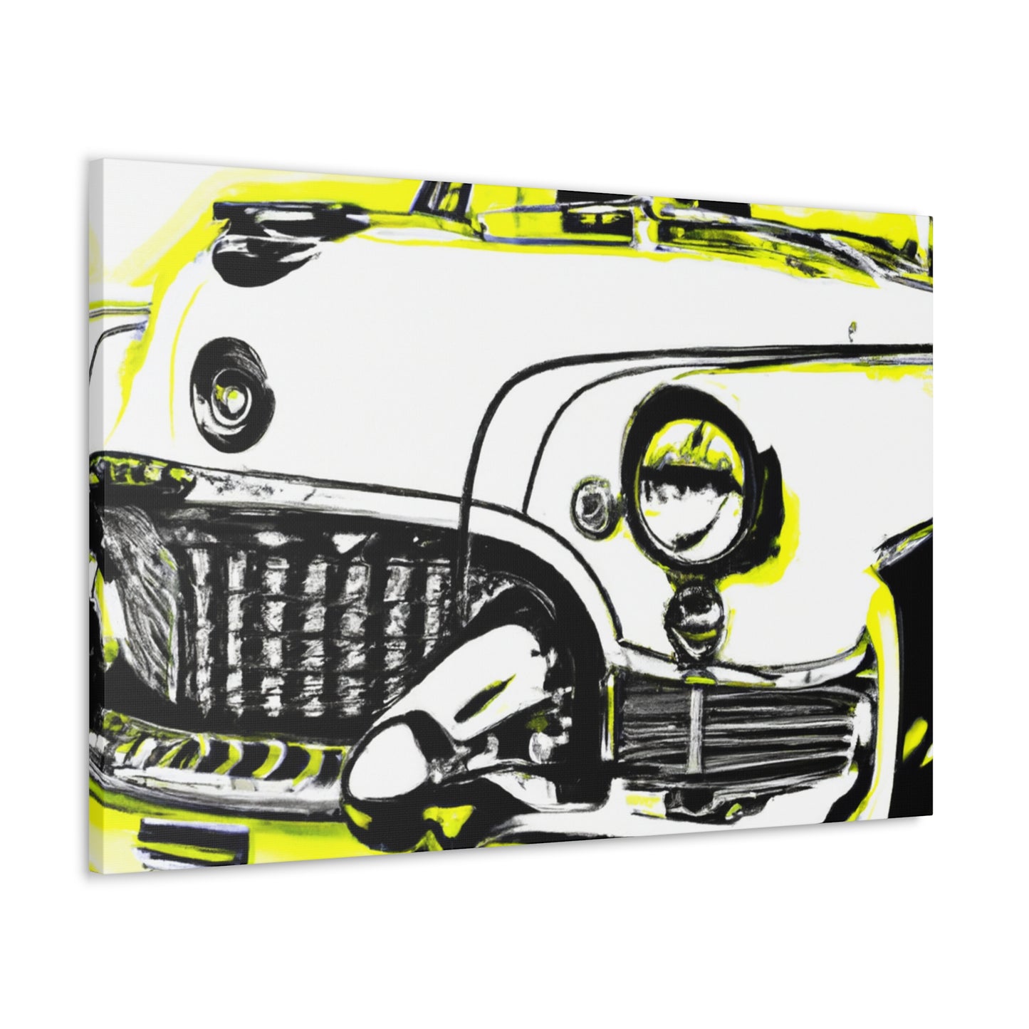 "Classic Automotive Reflection" - Automobile Canvas