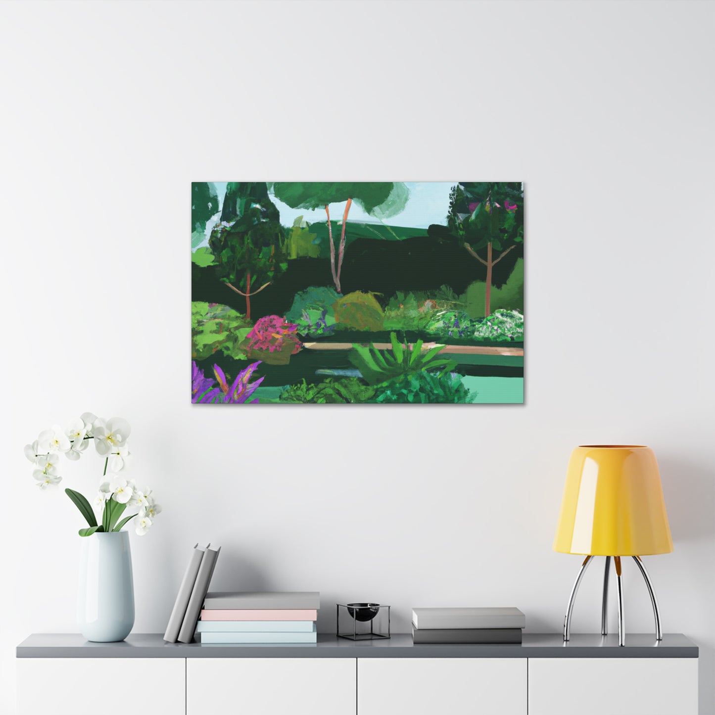 Flowering Fields - Landscape - Canvas
