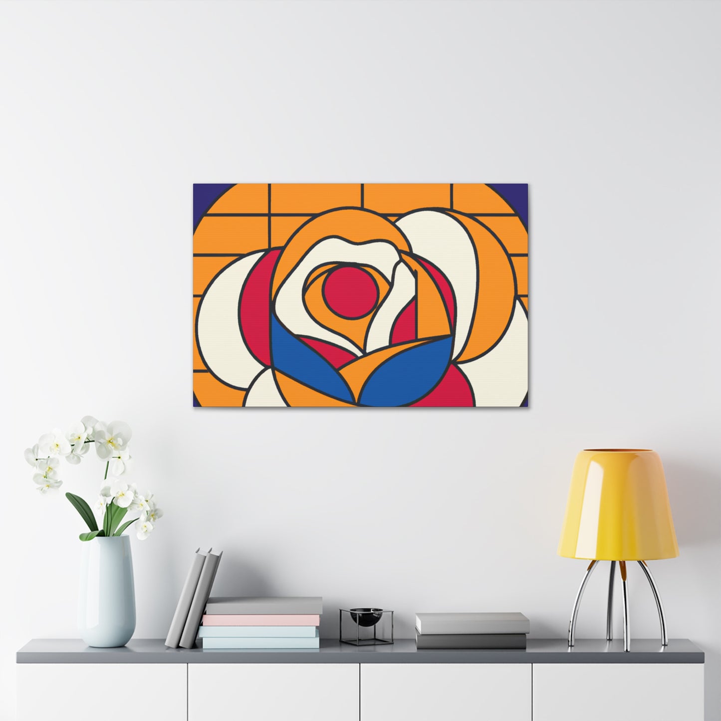 Poppy- Midcentury Canvas