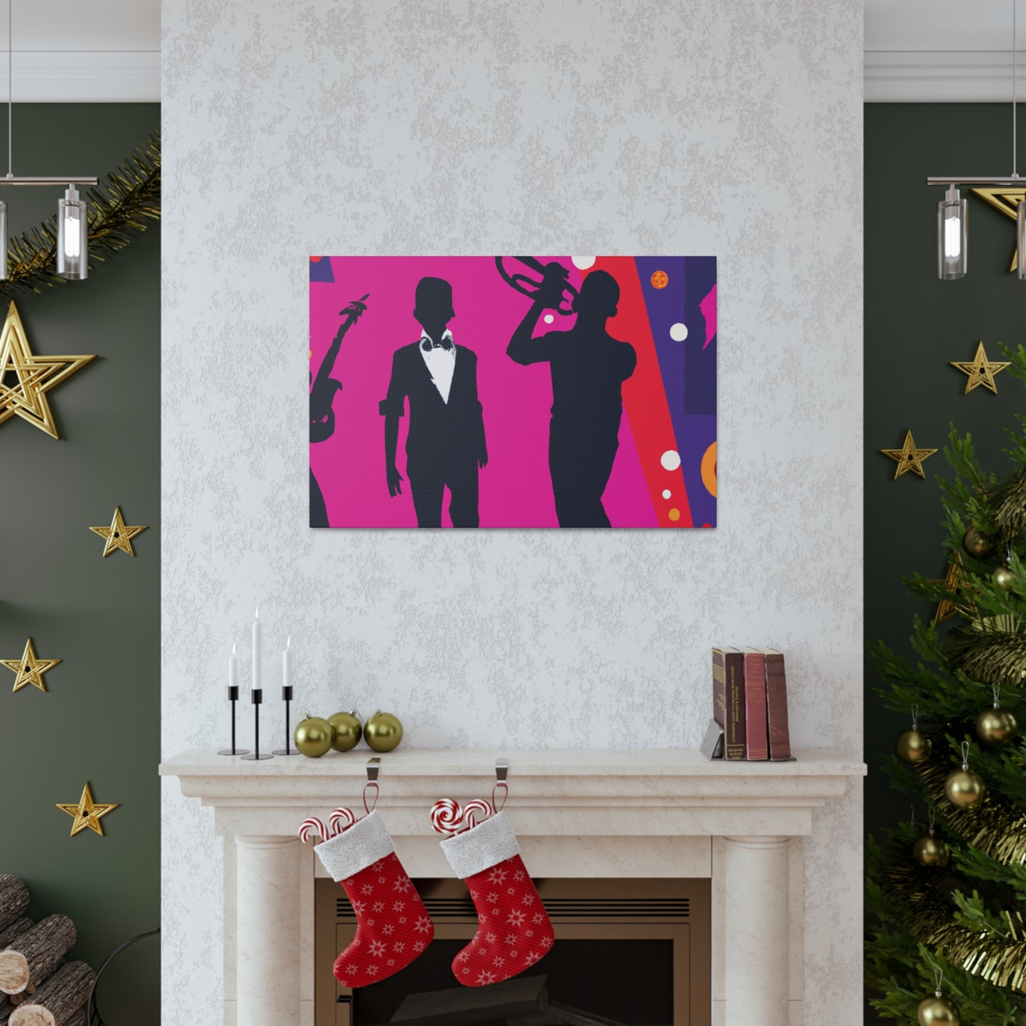 Retro Rockers Records - Retro Music and Film Canvas