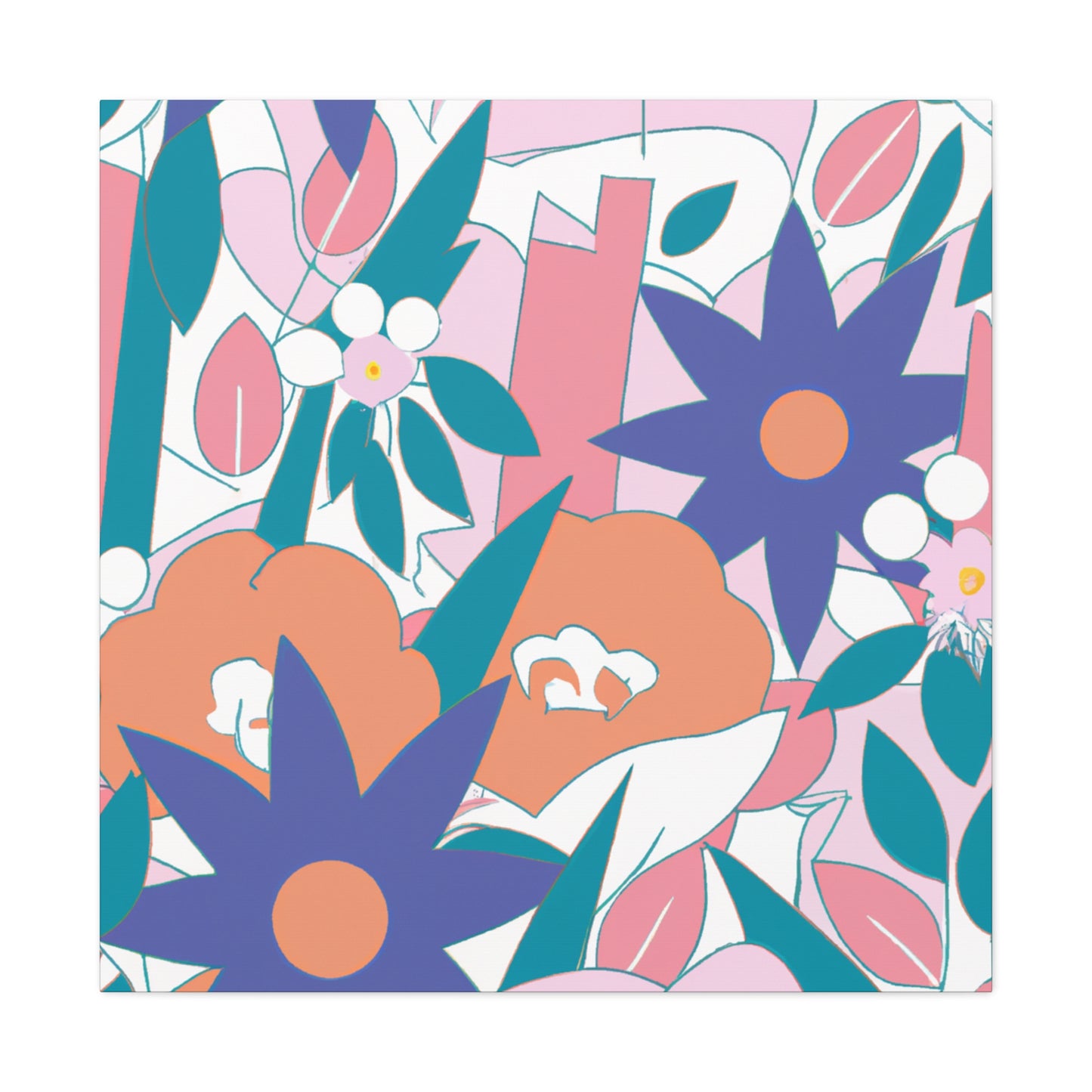 Blissful Bloom - Floral - Canvas