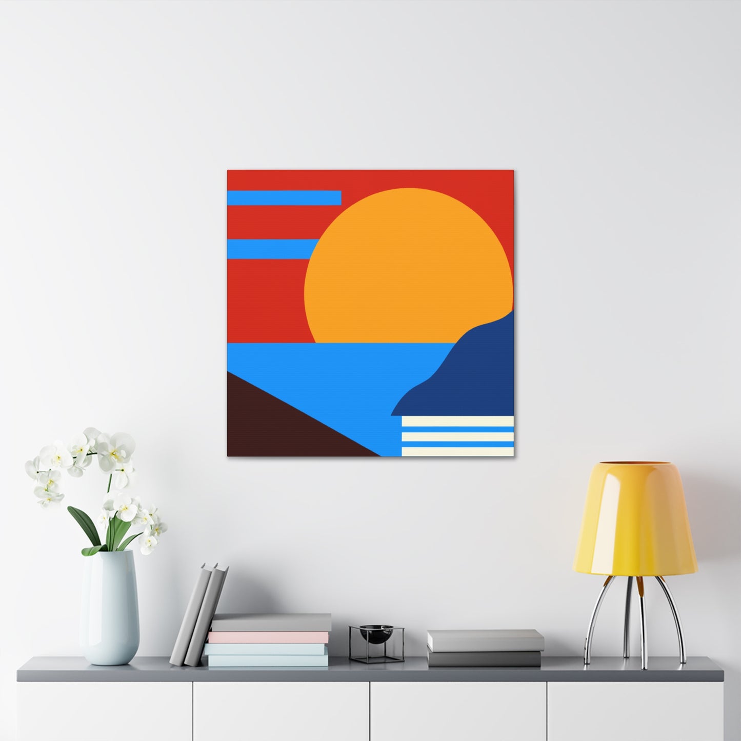 Vista Vexation- Midcentury - Canvas