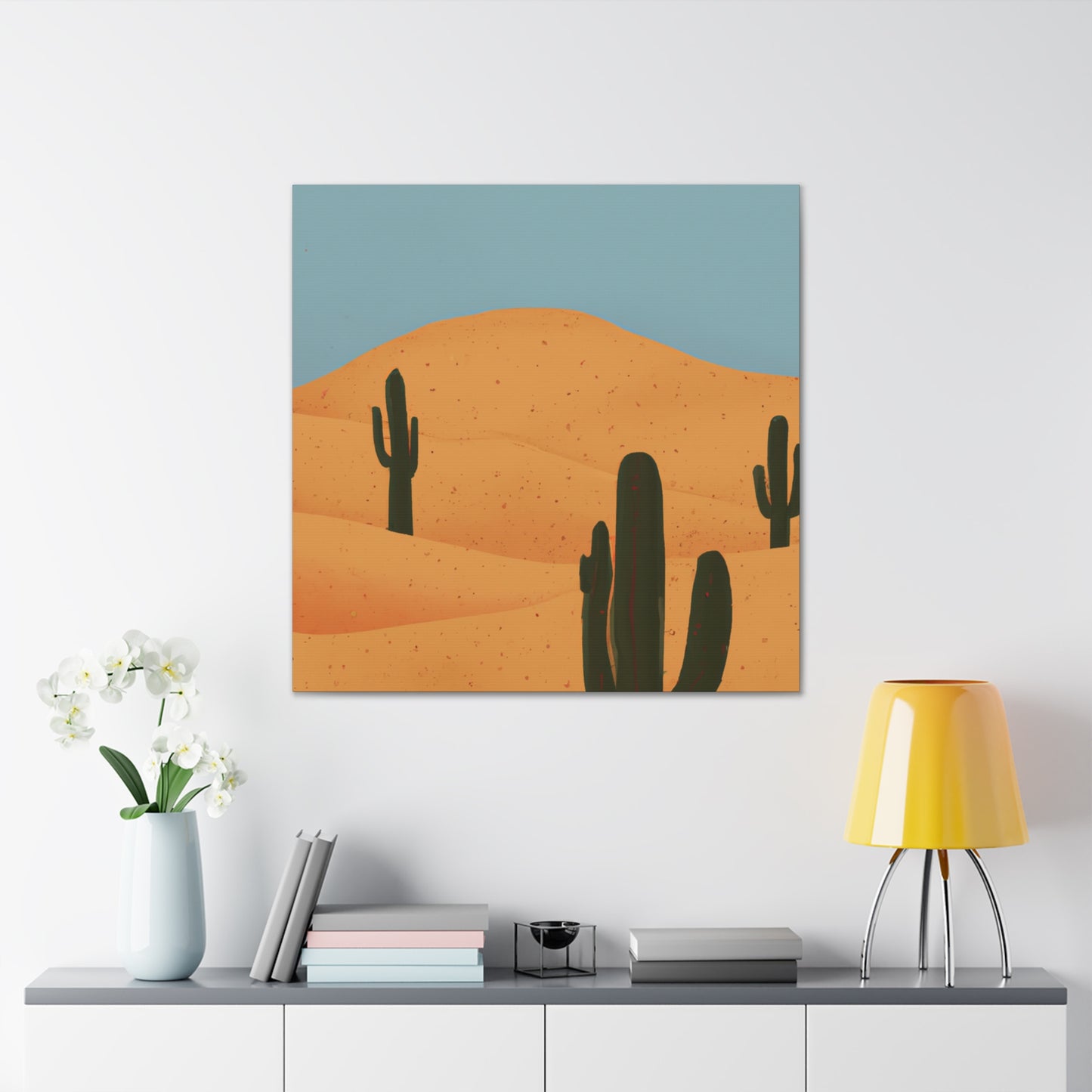 Old-World Refresh - Vintage Contemporary - Desert - Canvas