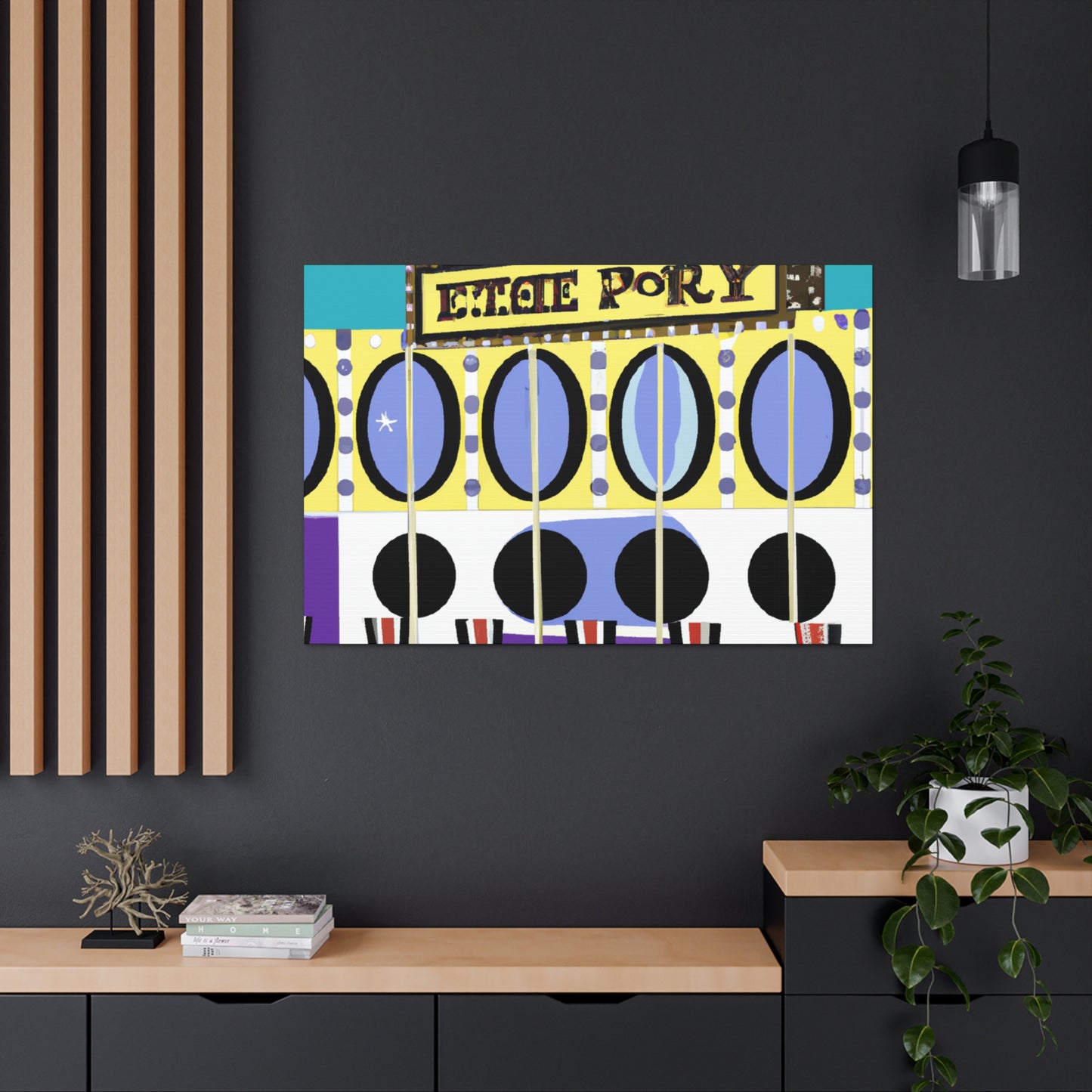 Kwik-Peep Mirror Shop. - Canvas - Pop Art