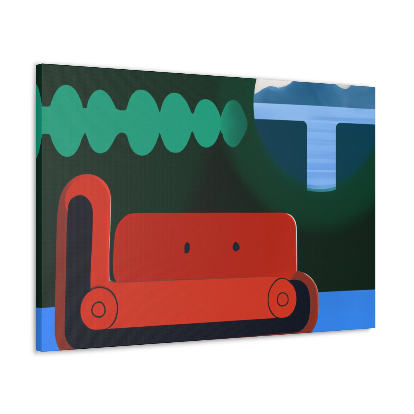 Fracture Fusion- Midcentury - Canvas