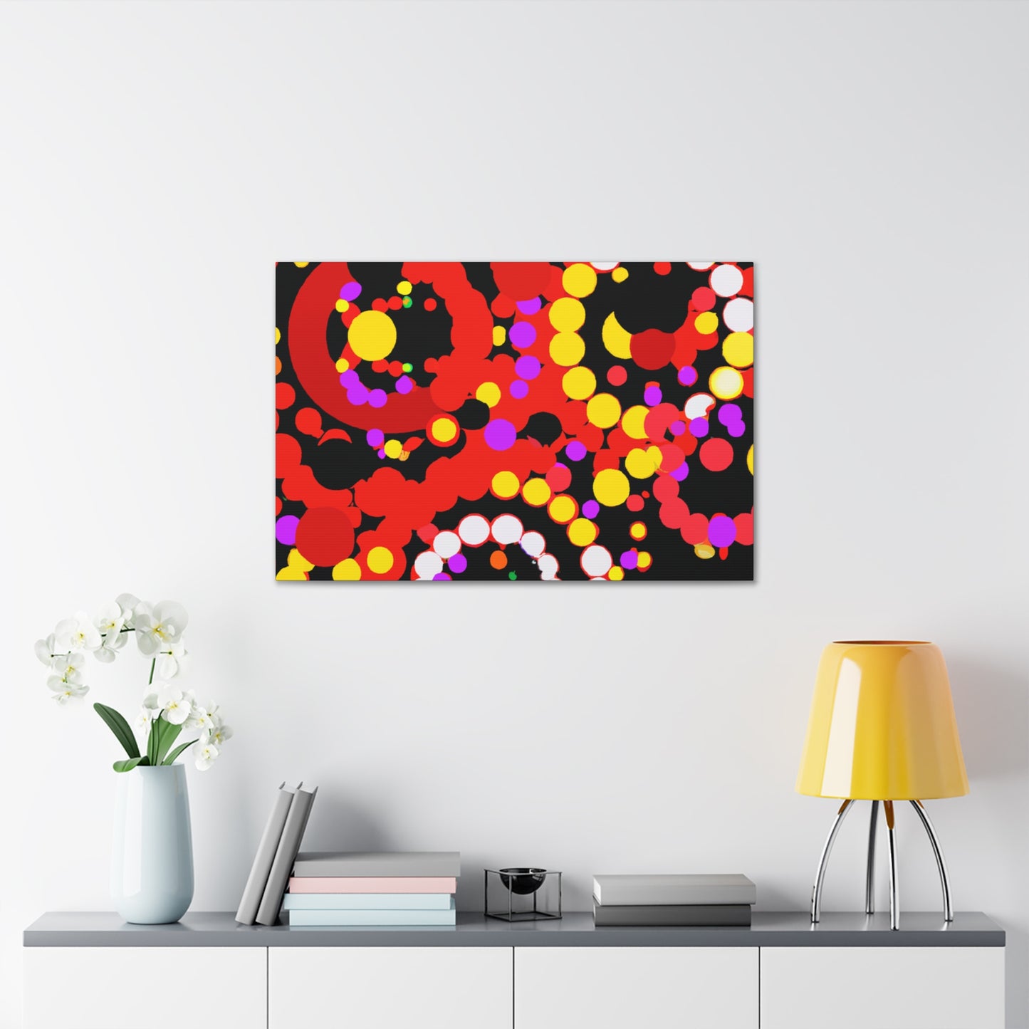 Vibrant Reflection - Abstract - Canvas