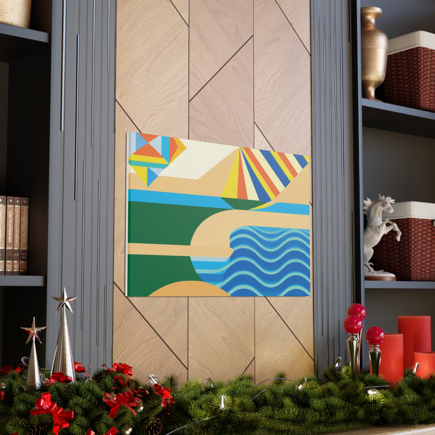 Waterpark - Midcentury Canvas
