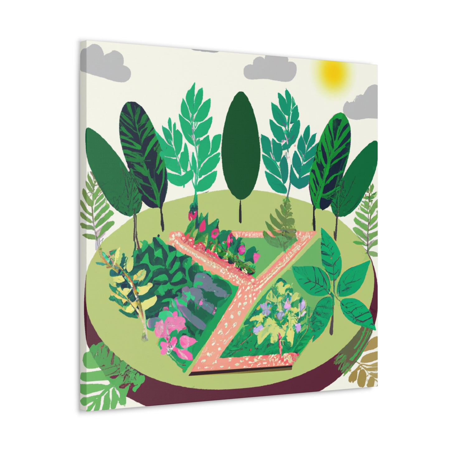 Gardenscape-Landscape - Canvas