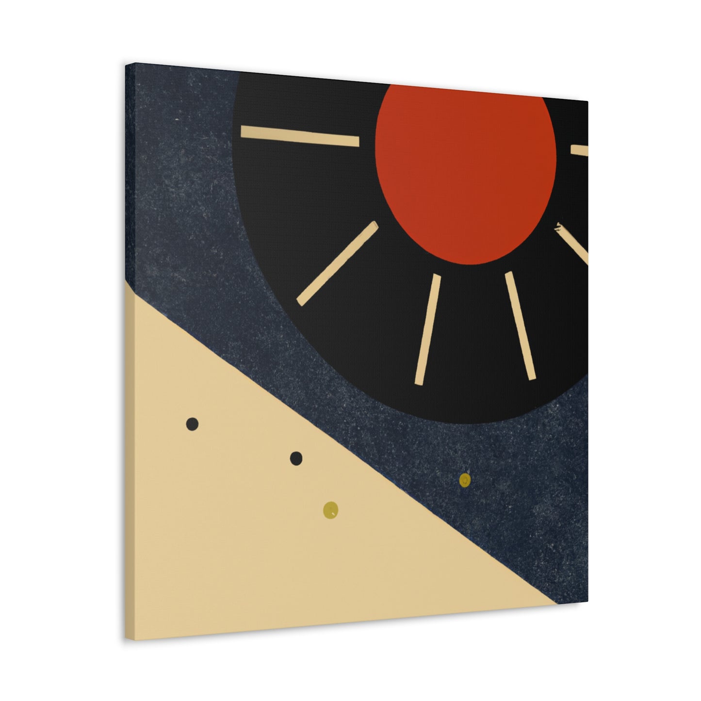 Rays - Retro Music Midcentury Canvas