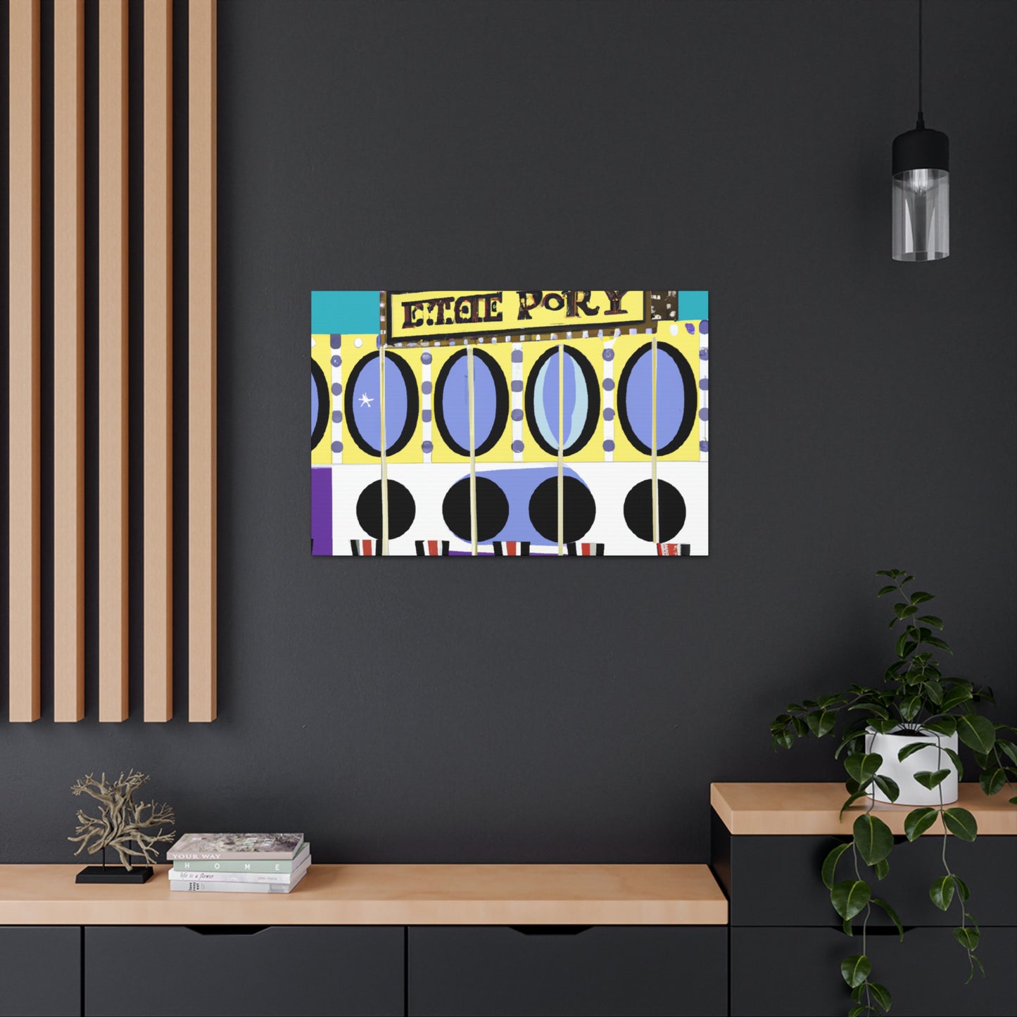 Kwik-Peep Mirror Shop. - Canvas - Pop Art