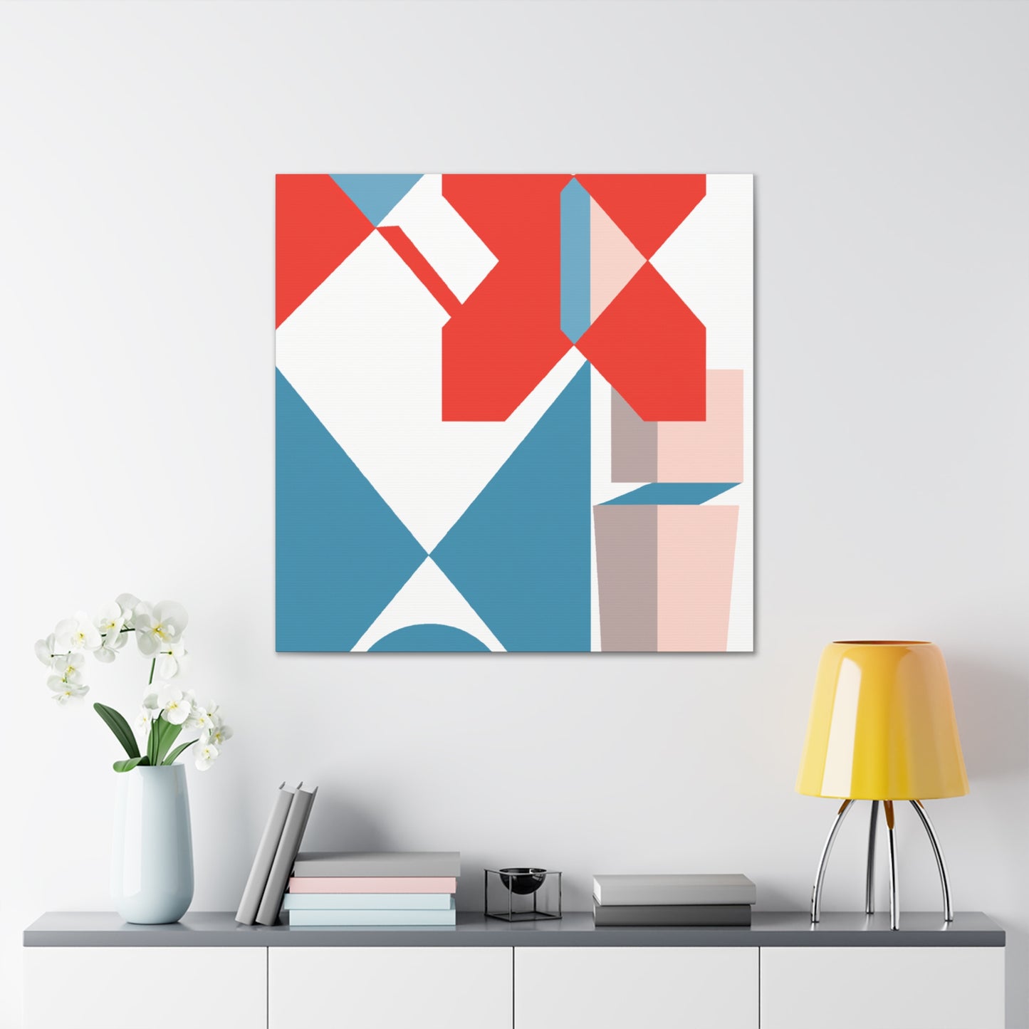Dreaming of the Stars - Midcentury - Canvas