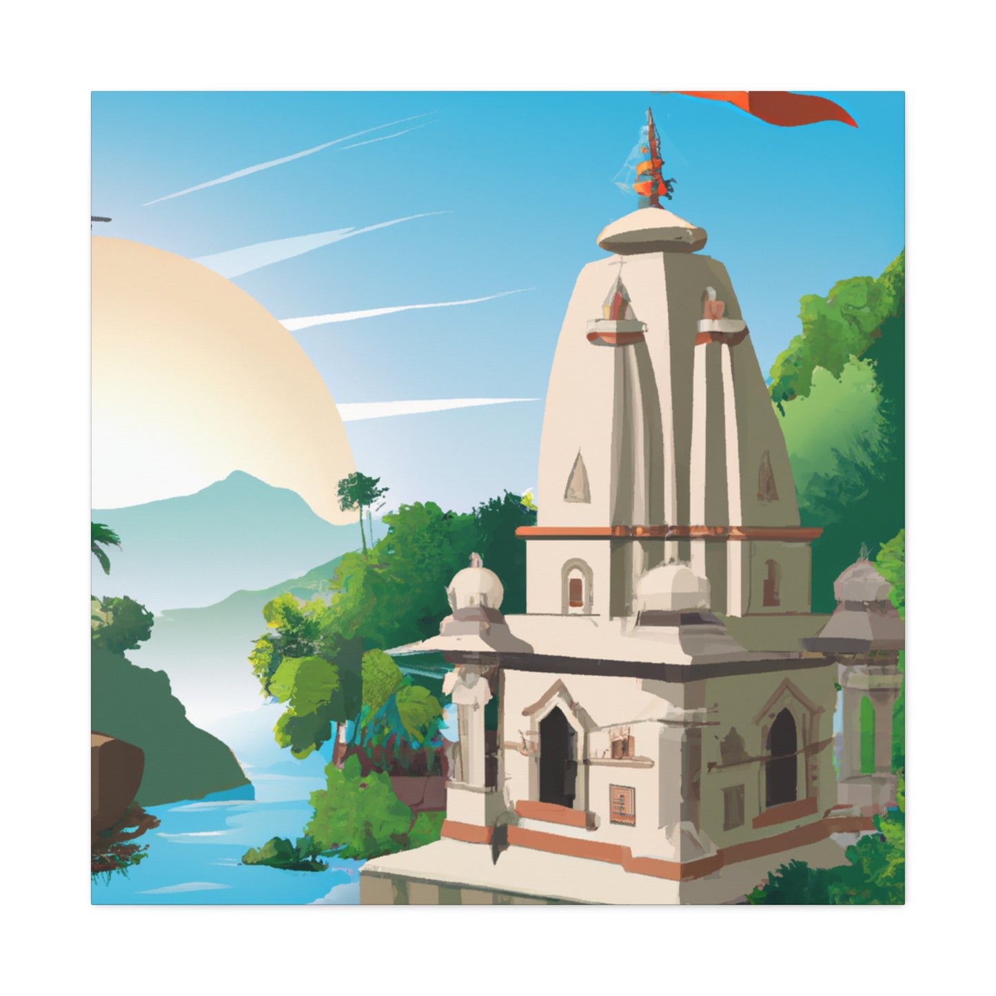 Discovery Destination India - Canvas