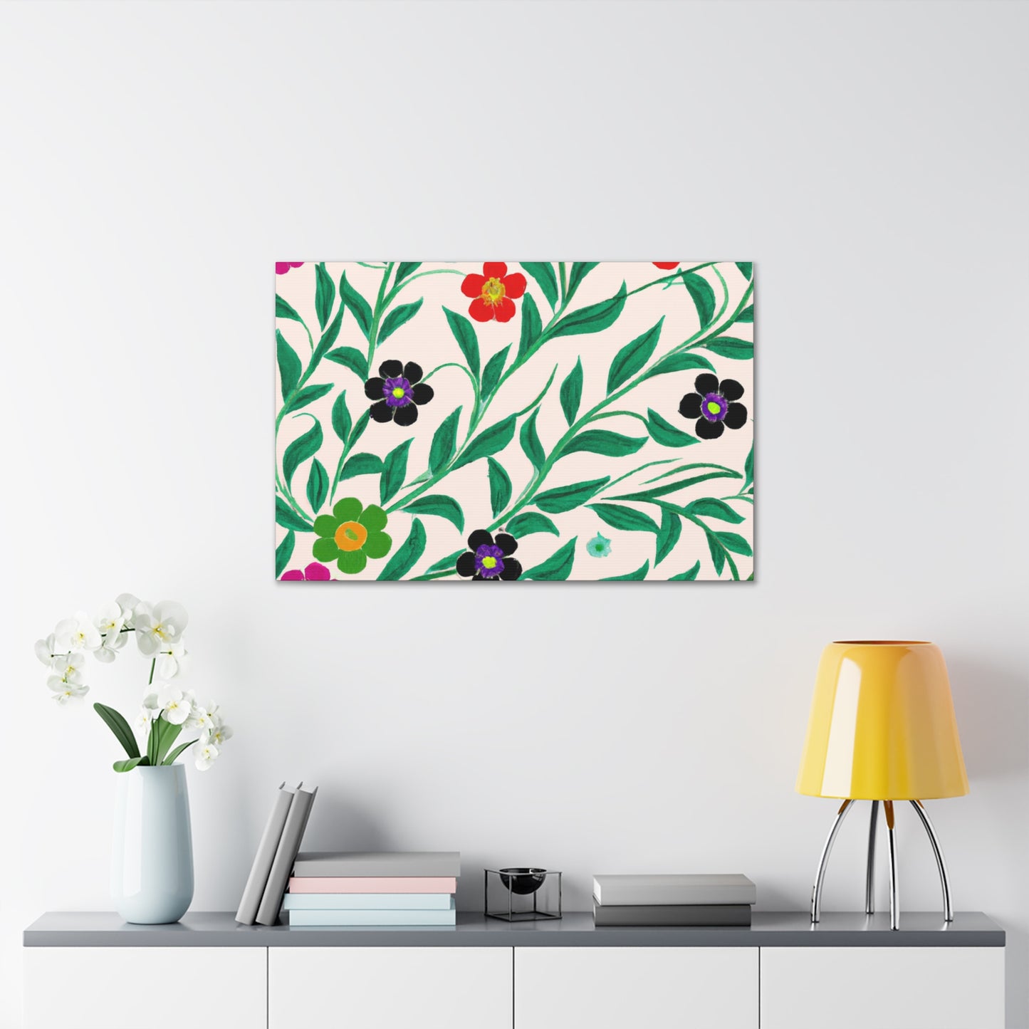 Poiseon - Floral - Canvas