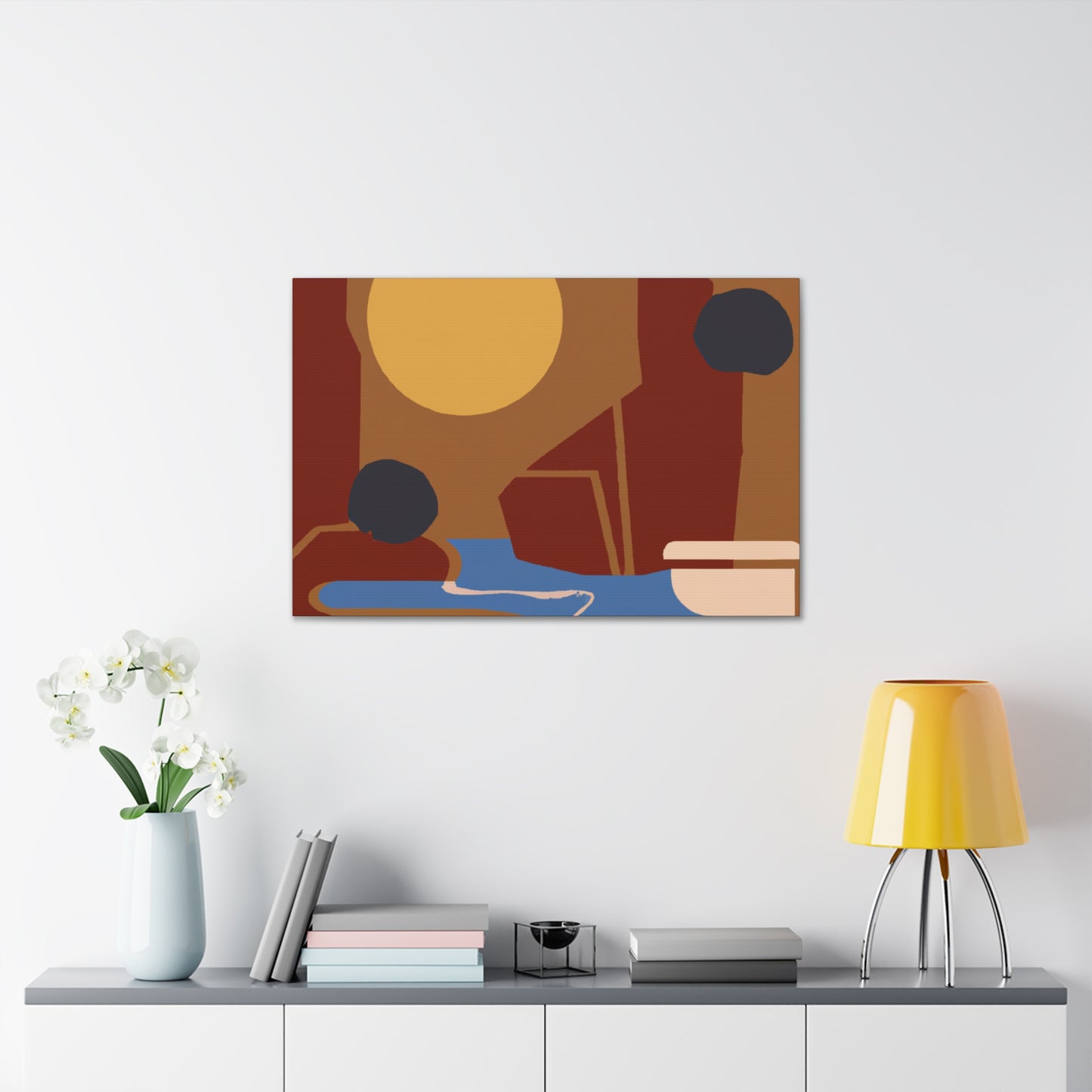 Private Time - Midcentury Canvas