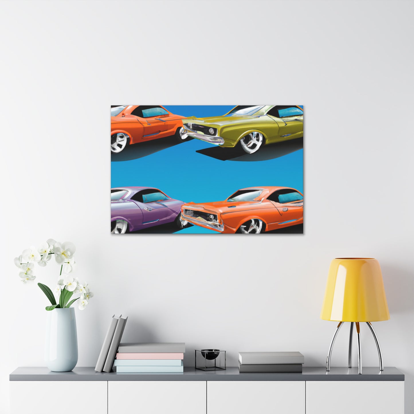 Blue Streak - Automobile - Canvas