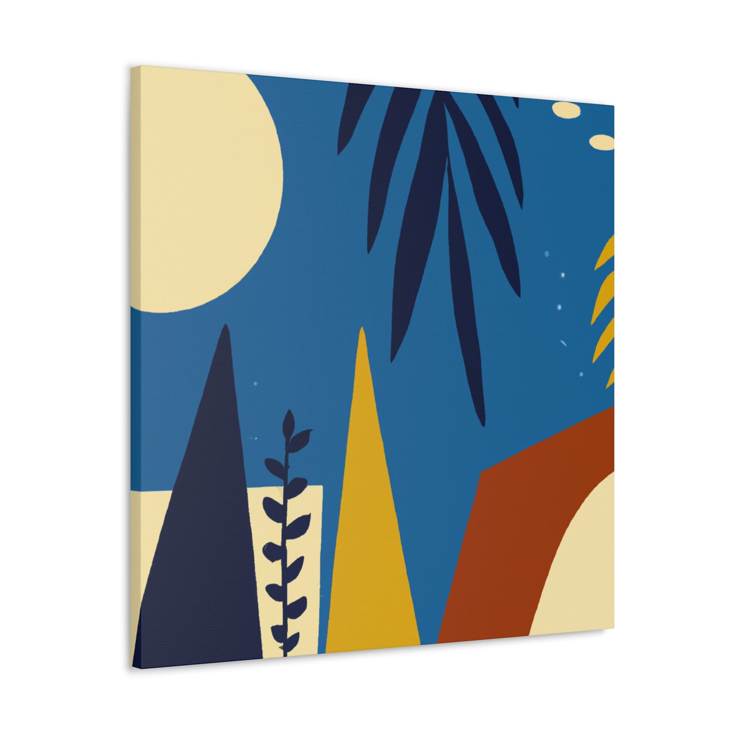 Blue Sky - Midcentury Canvas