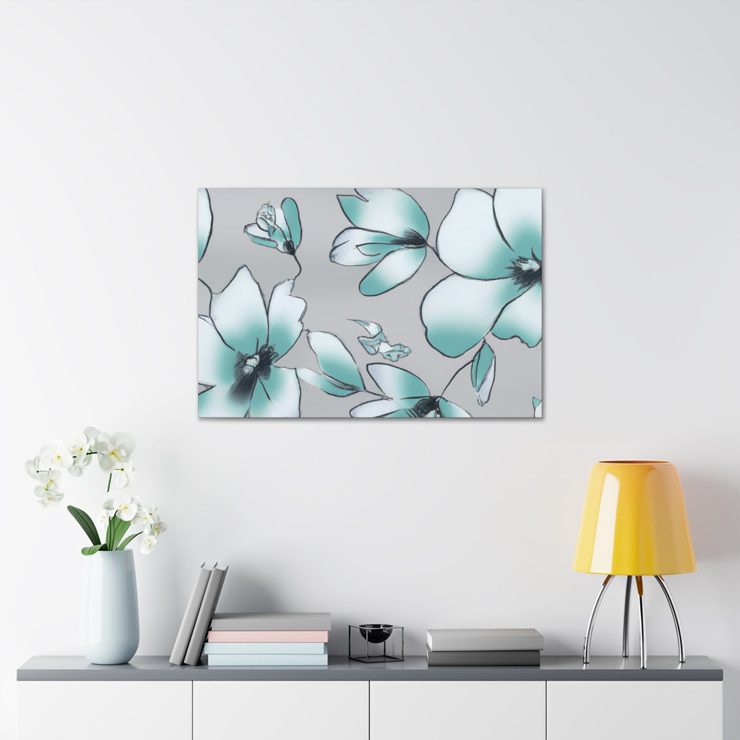 Blushburst - Floral - Canvas