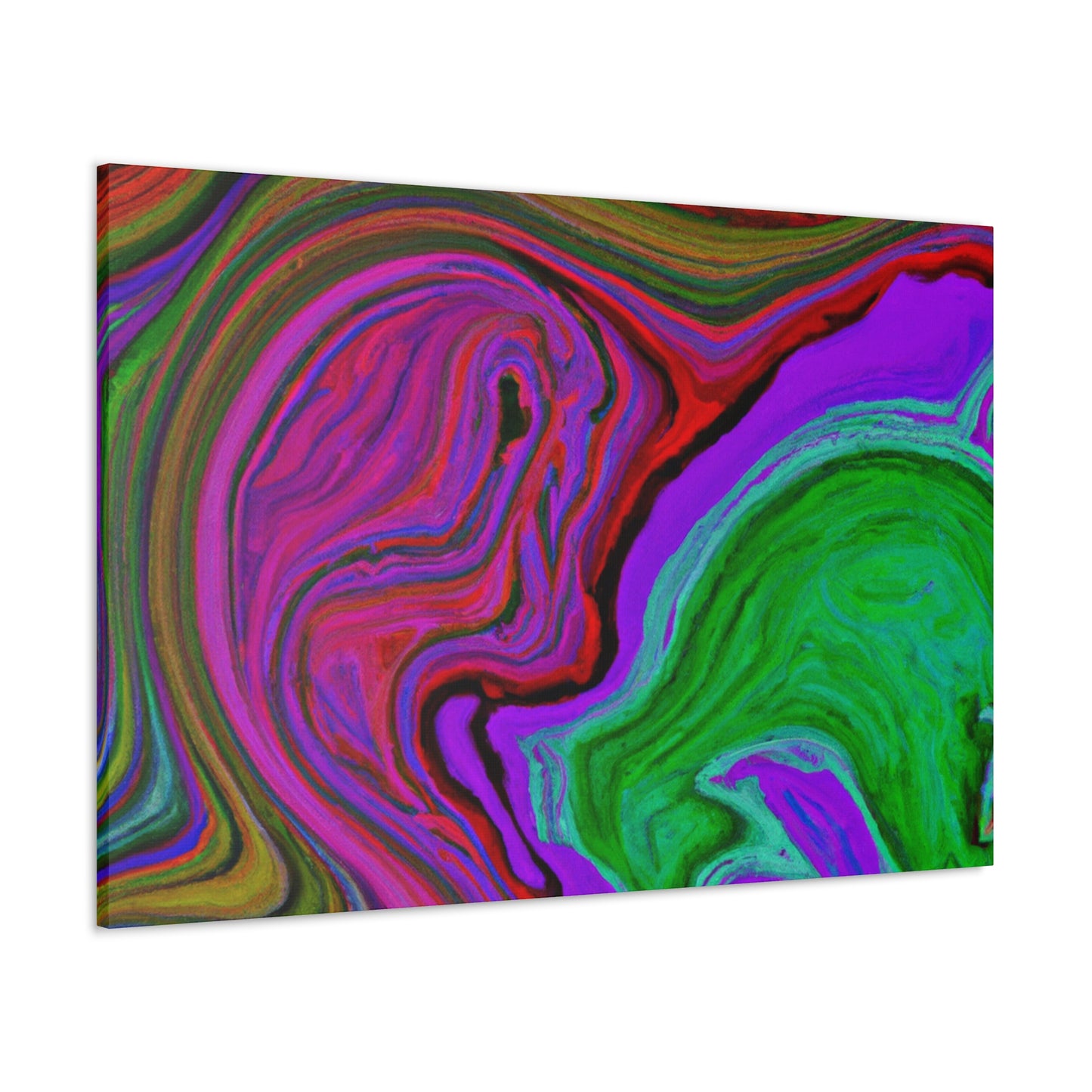 Aqua Mist - Abstract - Canvas