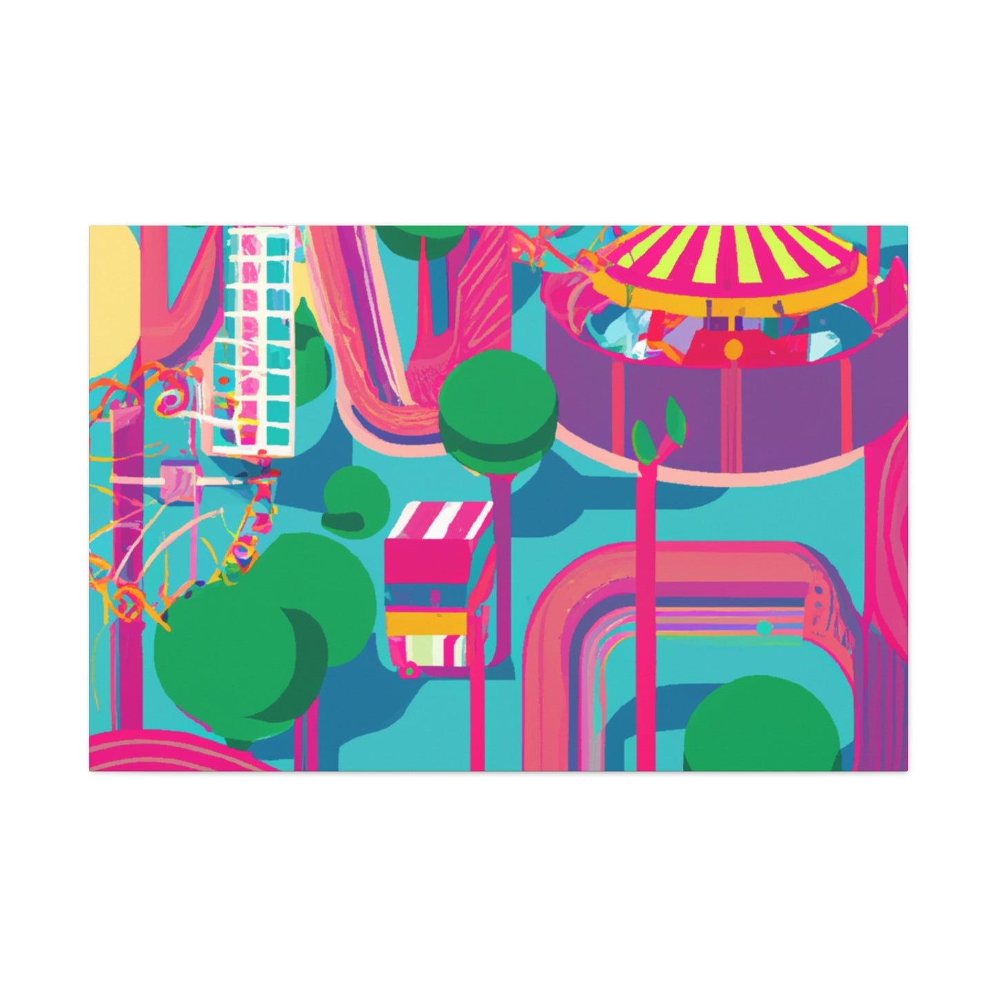 Carni-Wheel Amusement - Canvas