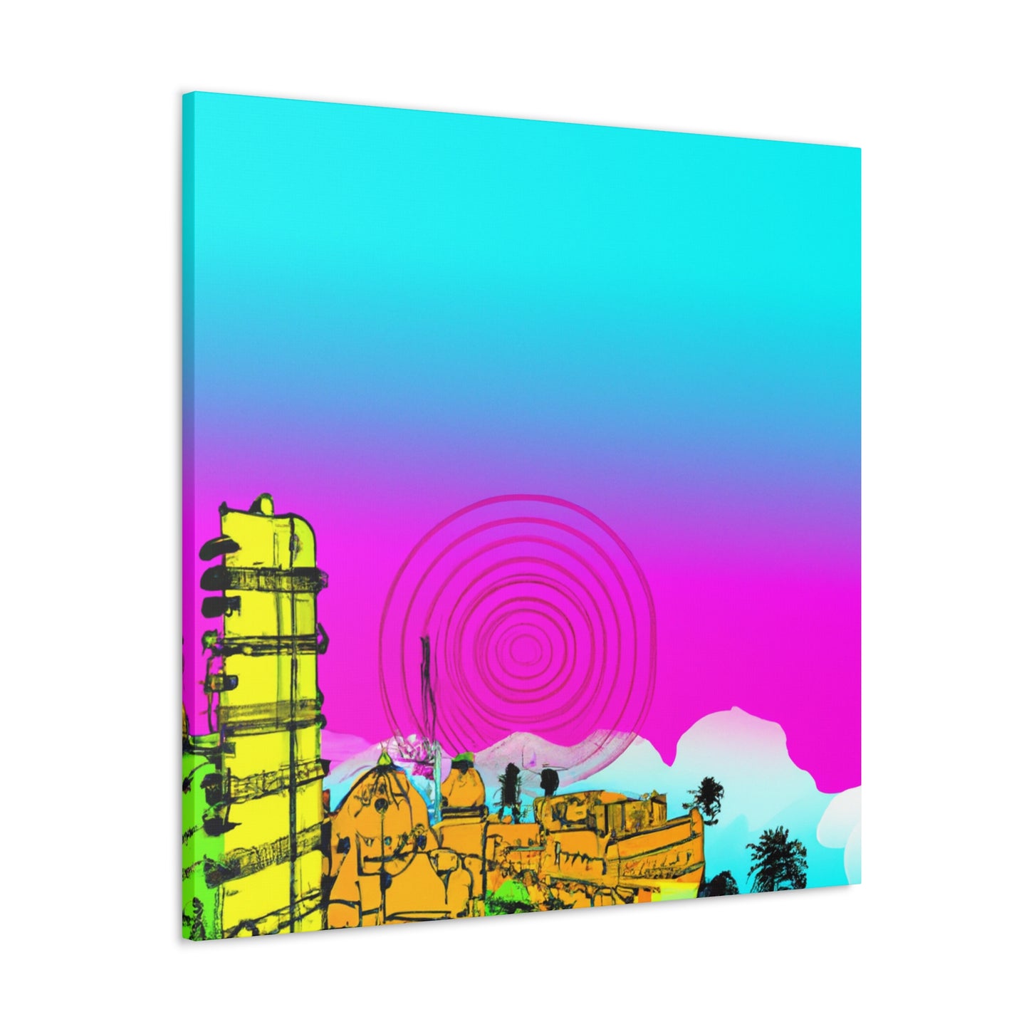 Delhi Delight - Destination India - Canvas