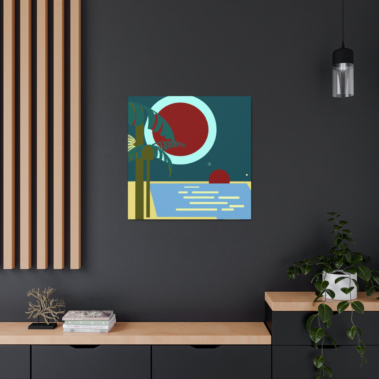 Fruitful Flickertail - Midcentury Canvas