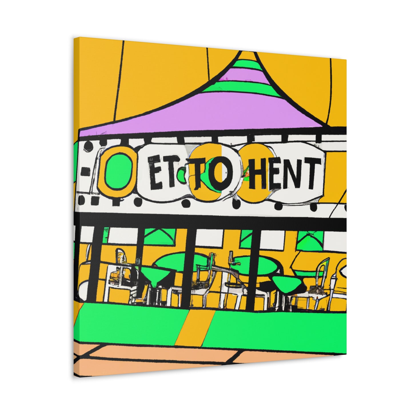 Tent O Rama - Canvas Pop Art