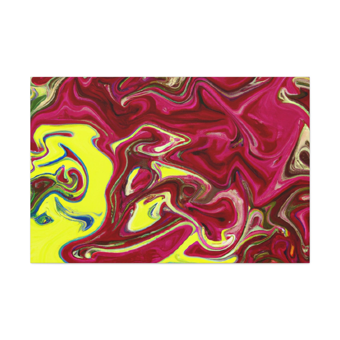 Luminous Aqua - Abstract - Canvas