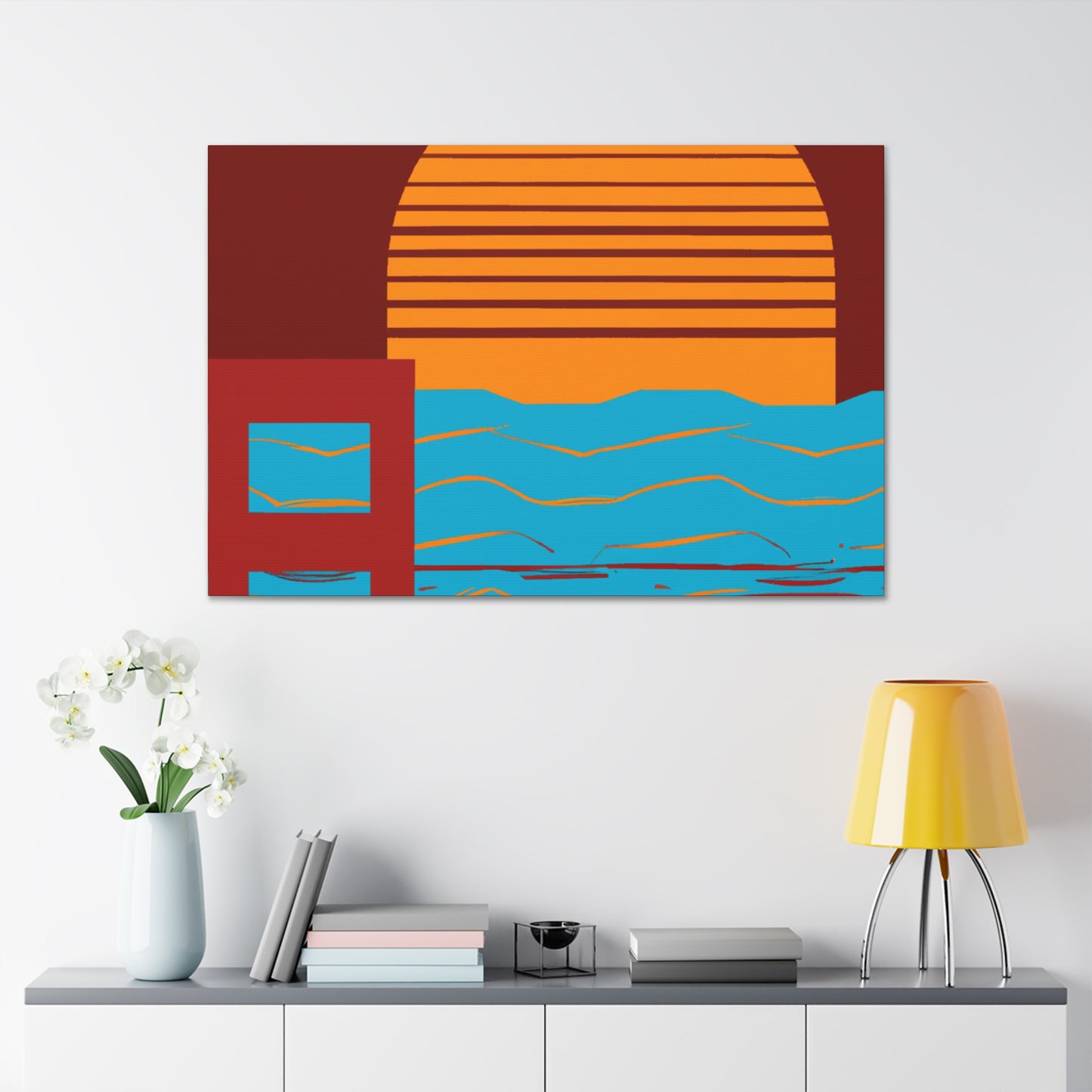 Funky Motion- Midcentury - Canvas