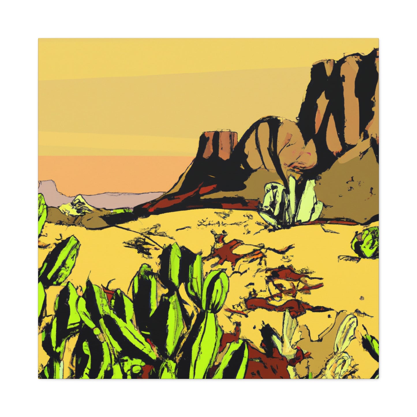 Dune-scape Landscape - Canvas
