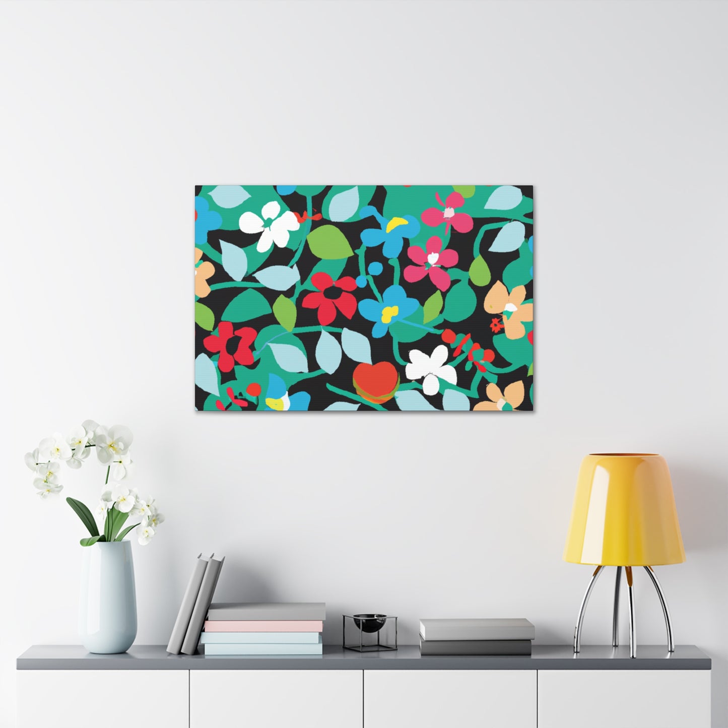 Blooming Happiness - Floral Canvas
