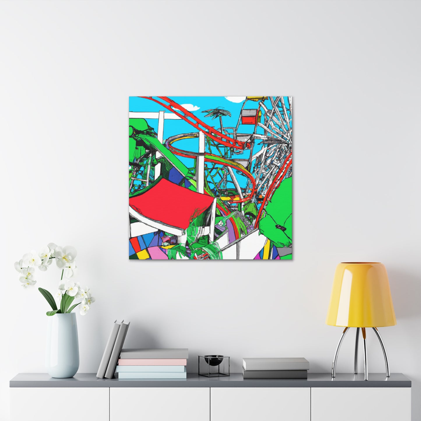 Arcadia Splashes - Amusement - Canvas