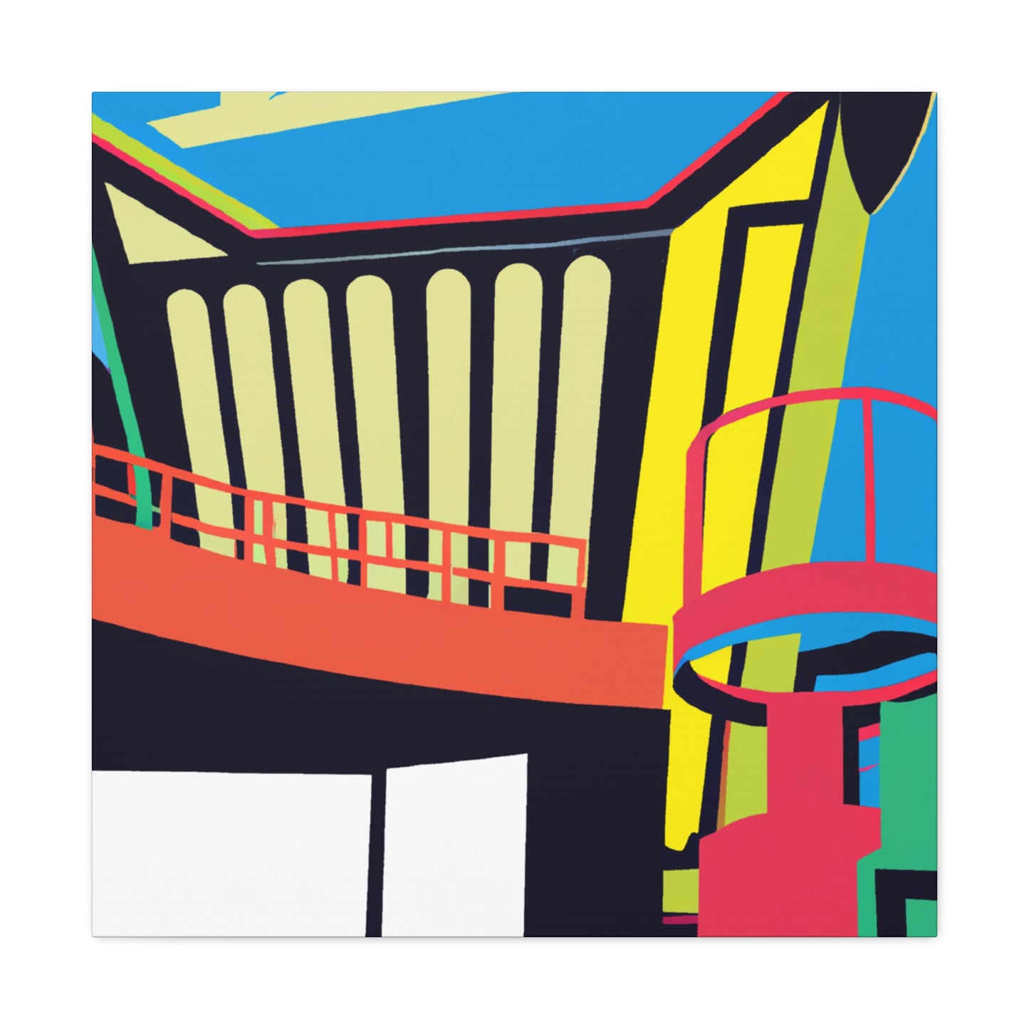 Bridge Balcony - Canvas Pop Art