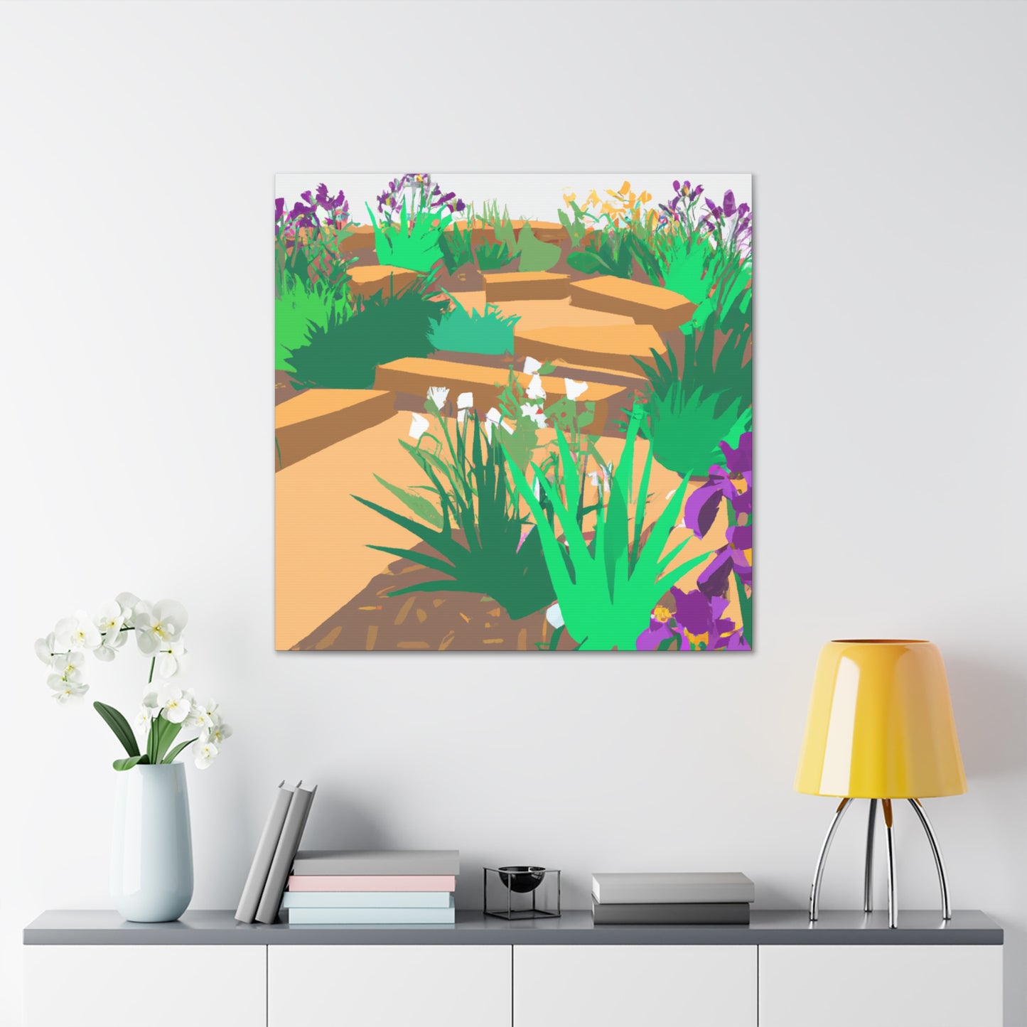 Zenflower Landscape - Canvas