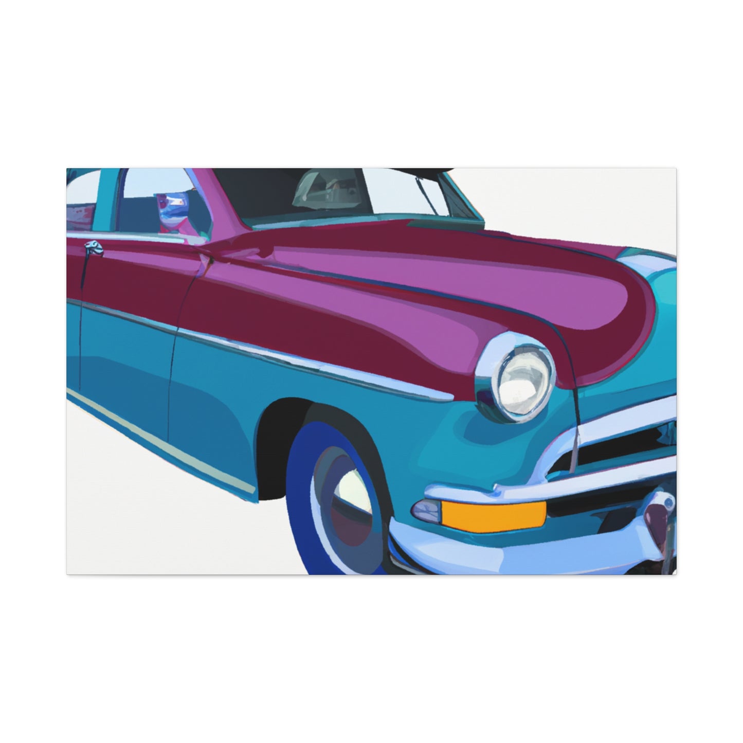 Hudson Hornet - Automobile - Canvas