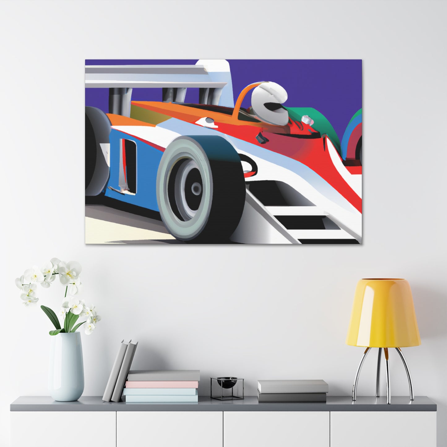 Flame Beast - Automobile - Canvas
