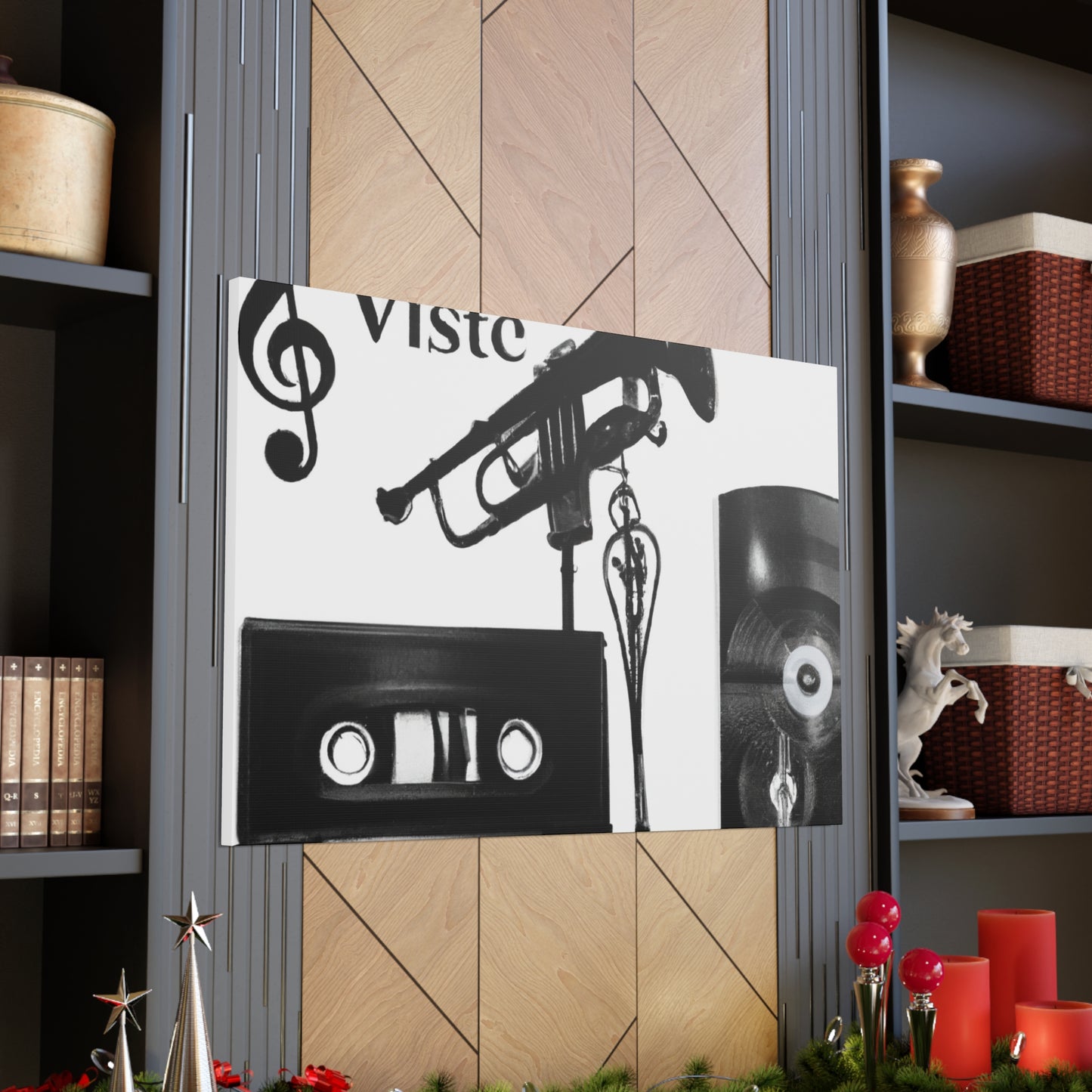 Viste Set - Retro Music and Film Canvas