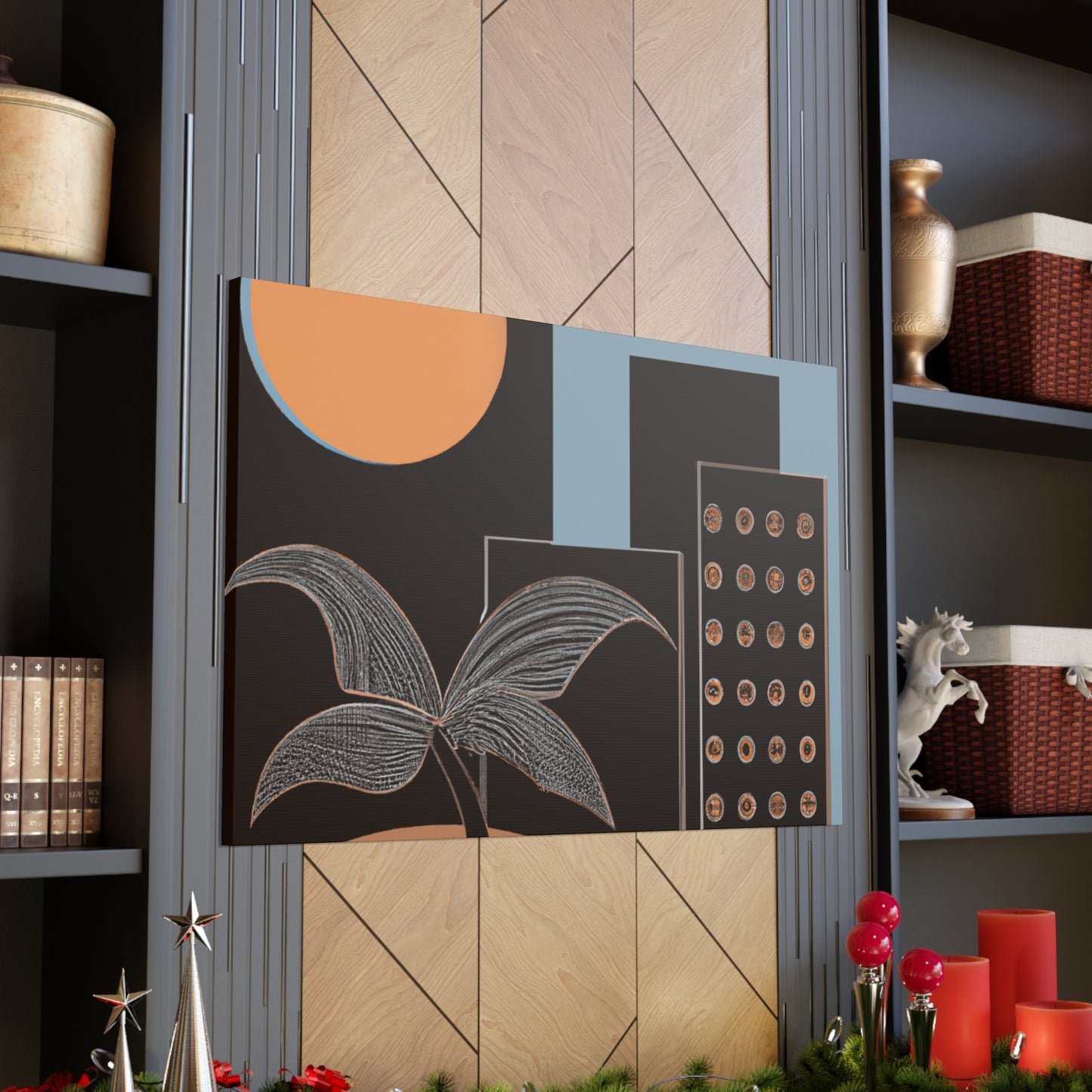 Dark Lovely - Midcentury Canvas
