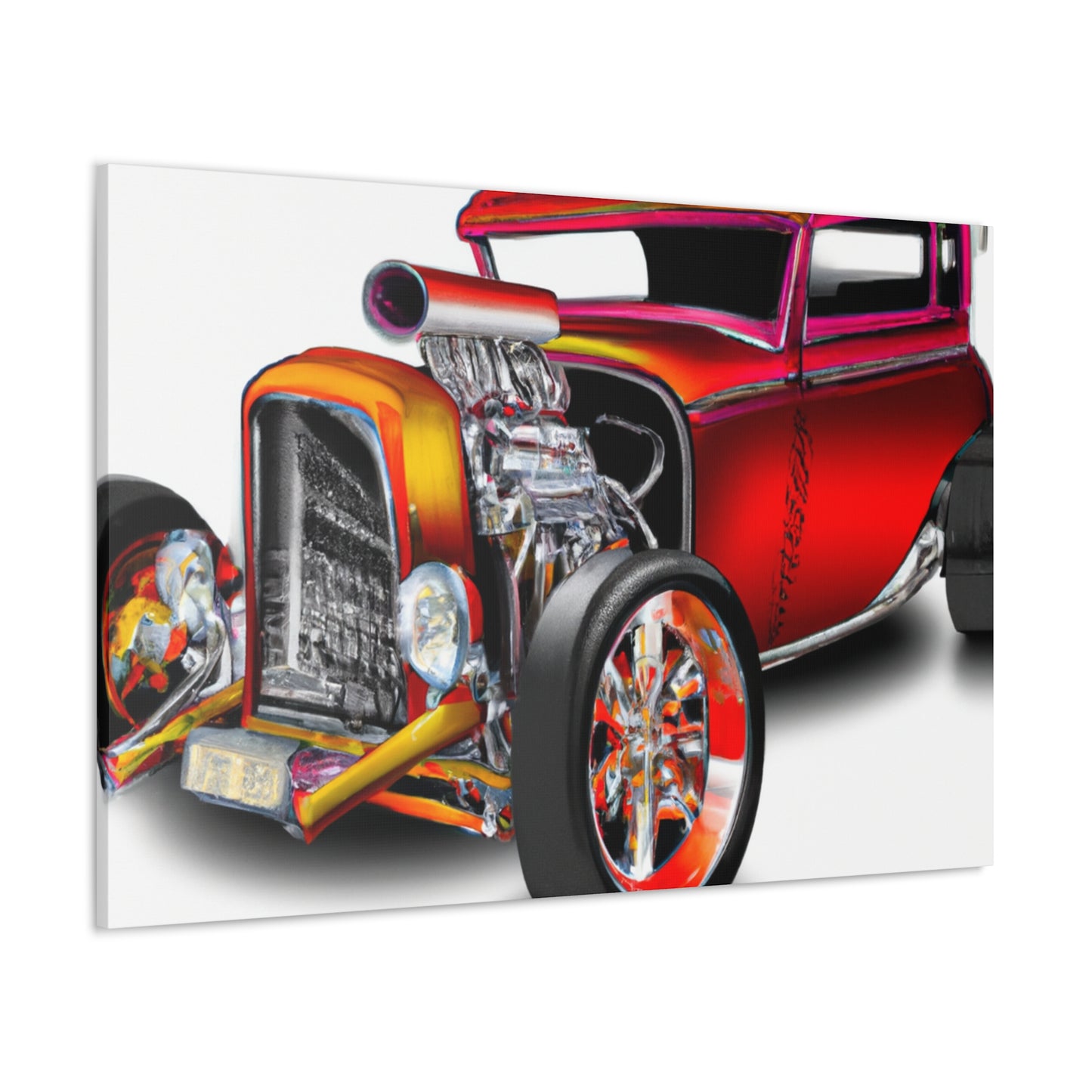 Hot Rod Lightning - Automobile - Canvas