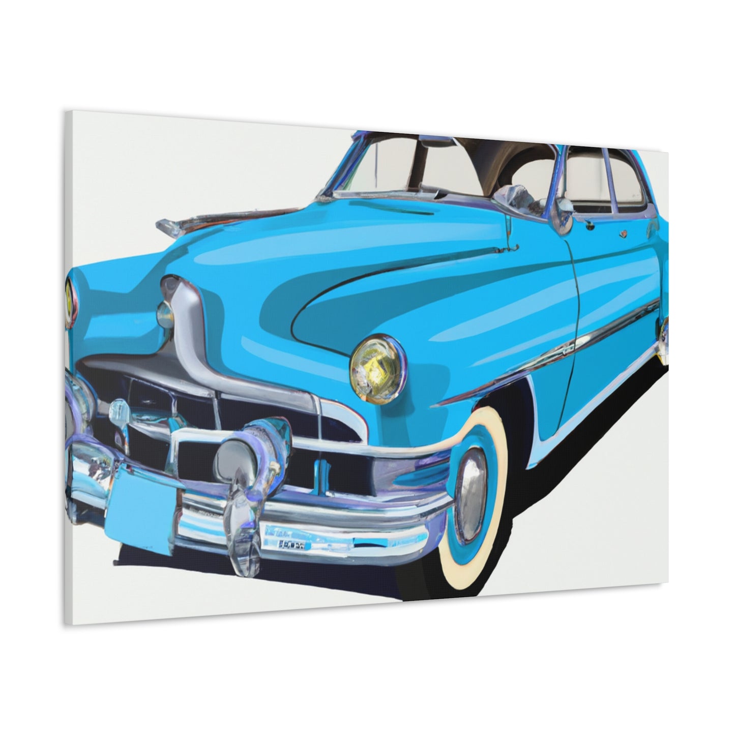 Vintage Valiant - Automobile. - Canvas