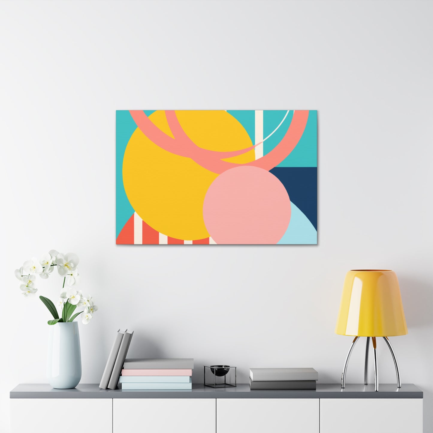 The Hallowed Hearth - Midcentury - Canvas