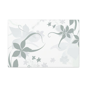 Grey Vine - Floral - Canvas