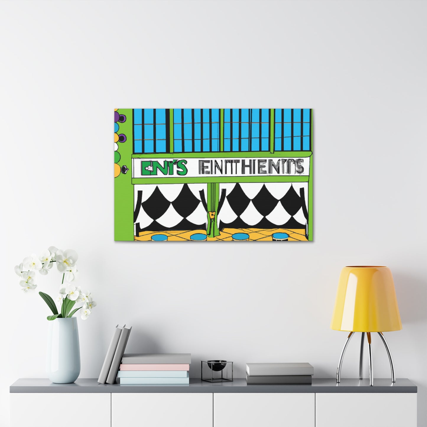 Sock-Hop Stop - Canvas Pop Art