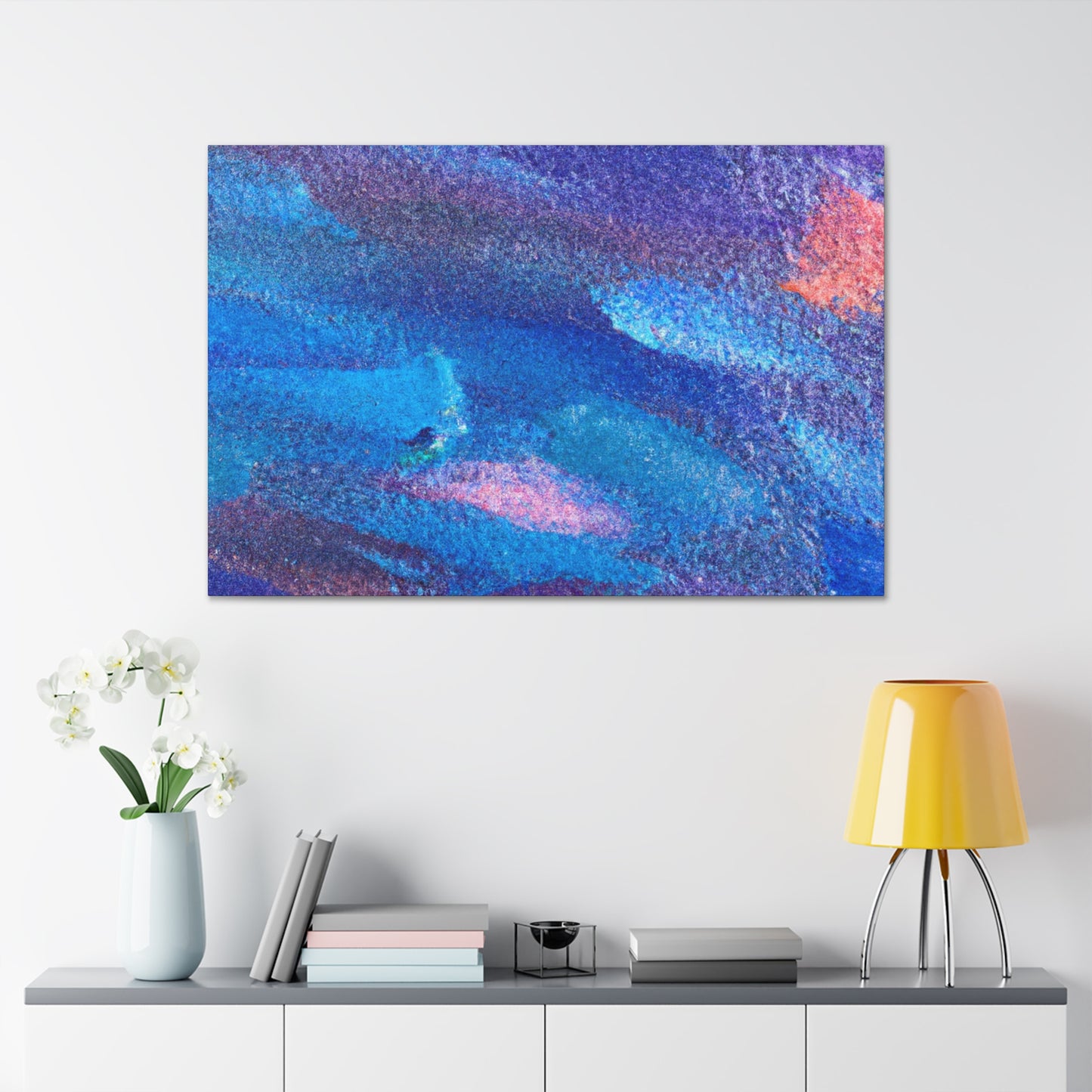 Windy Winter - Abstract Canvas