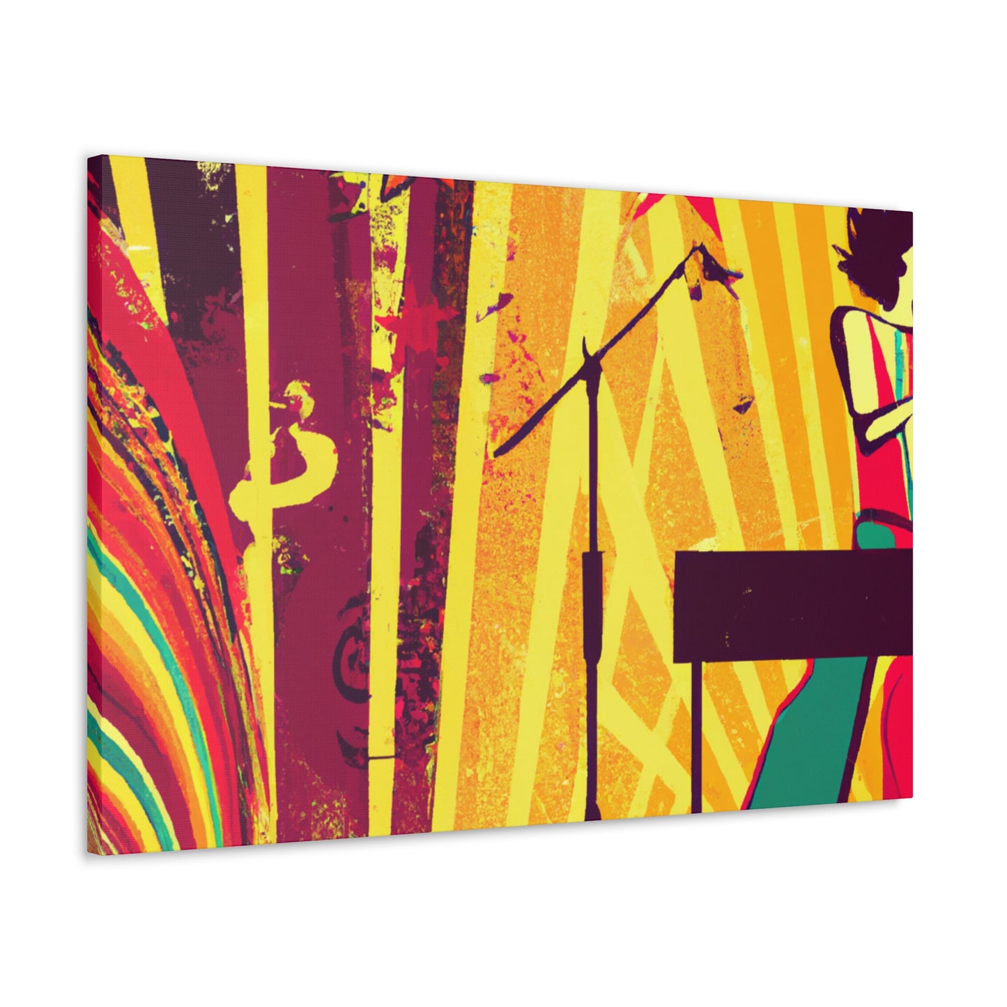 Twilight Stardust - Retro Music - Canvas