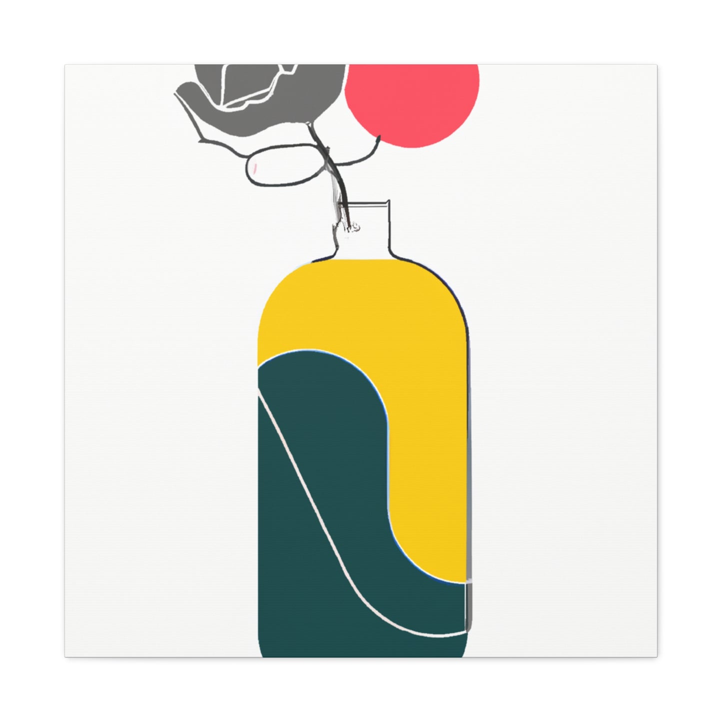 Desolate Rhythm - Minimalism - Canvas