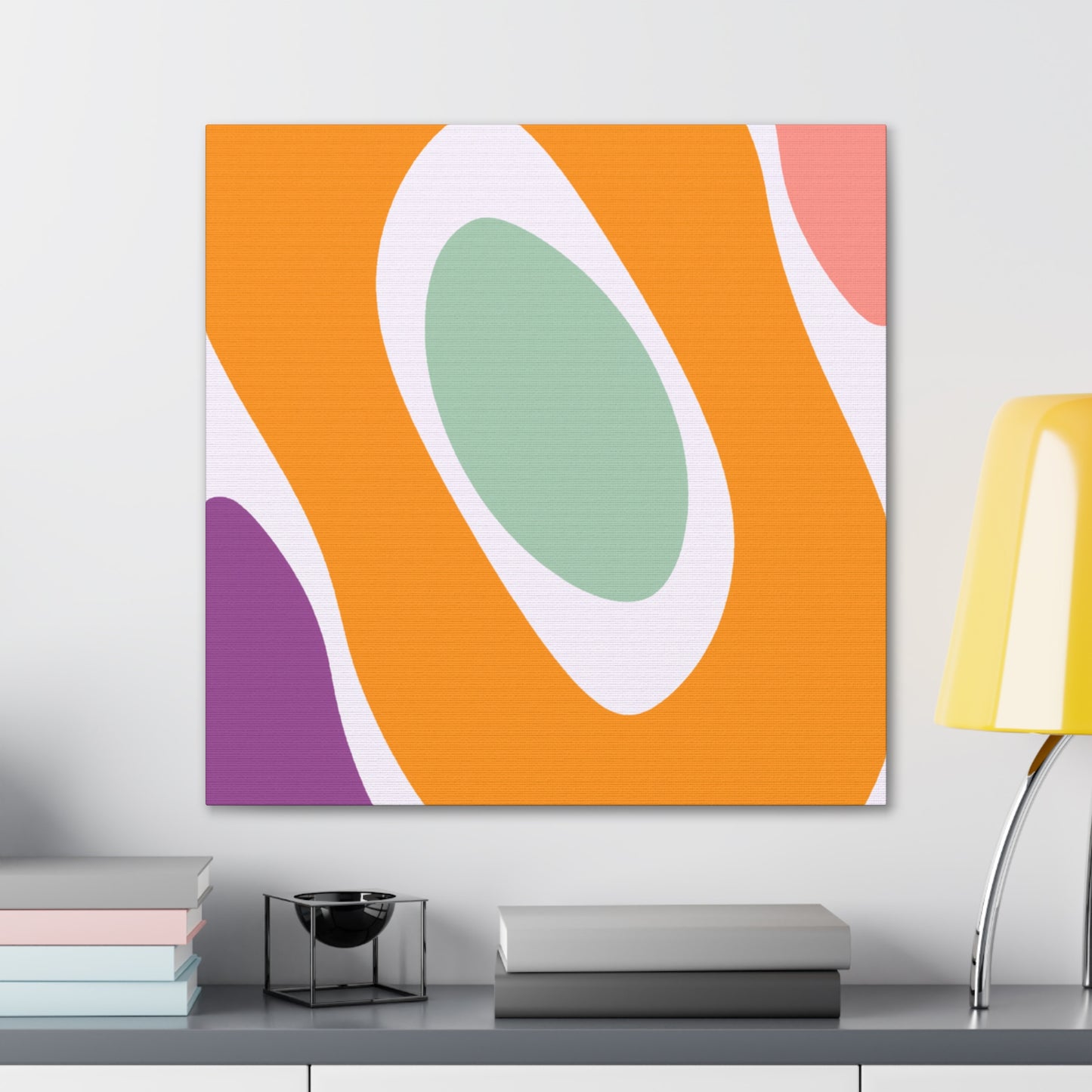 Atomic Orbiter- Midcentury - Canvas